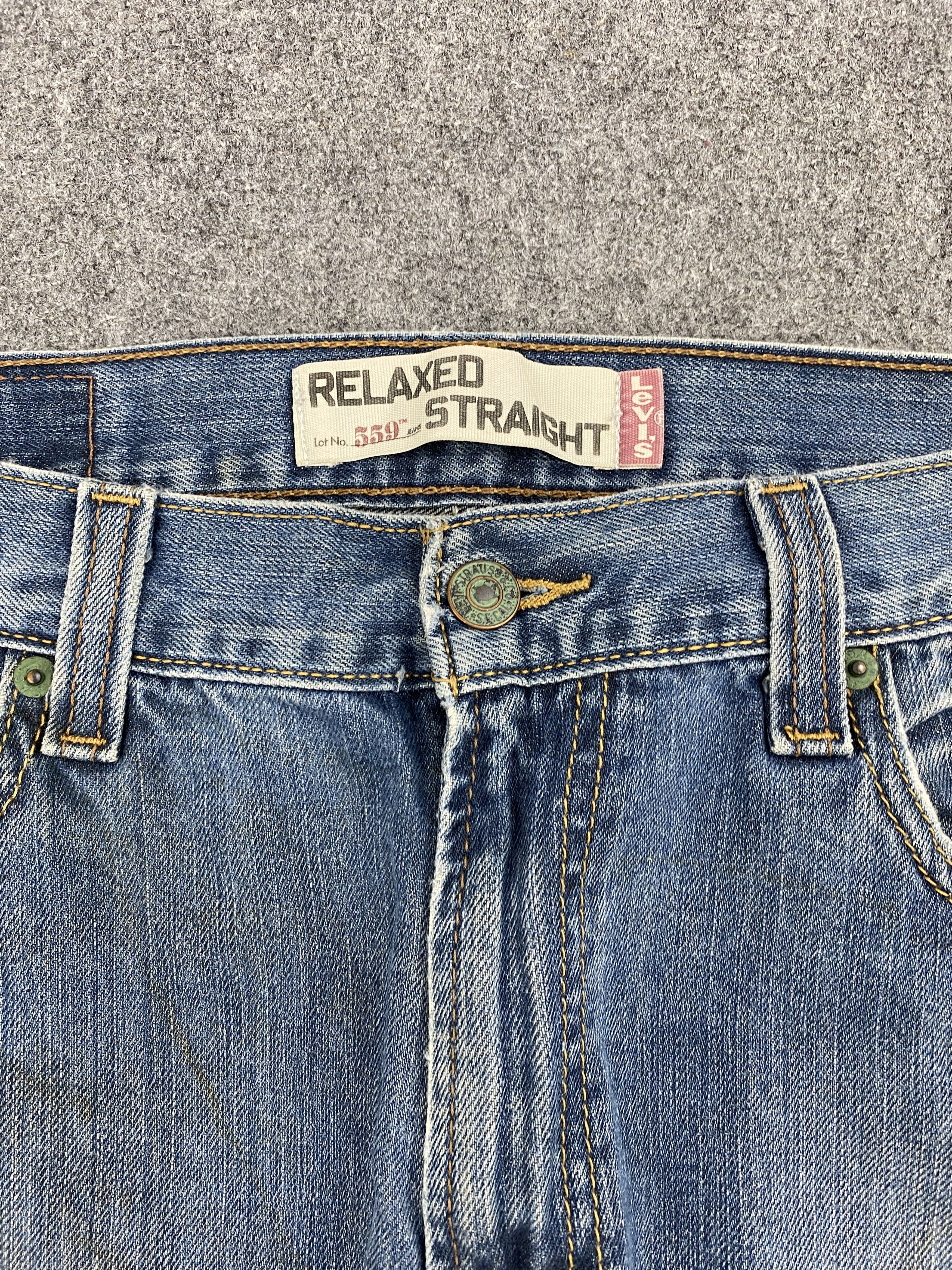 Levi's × Vintage Vintage Levis 559 Distressed Jeans Size US 32 / EU 48 - 8 Thumbnail