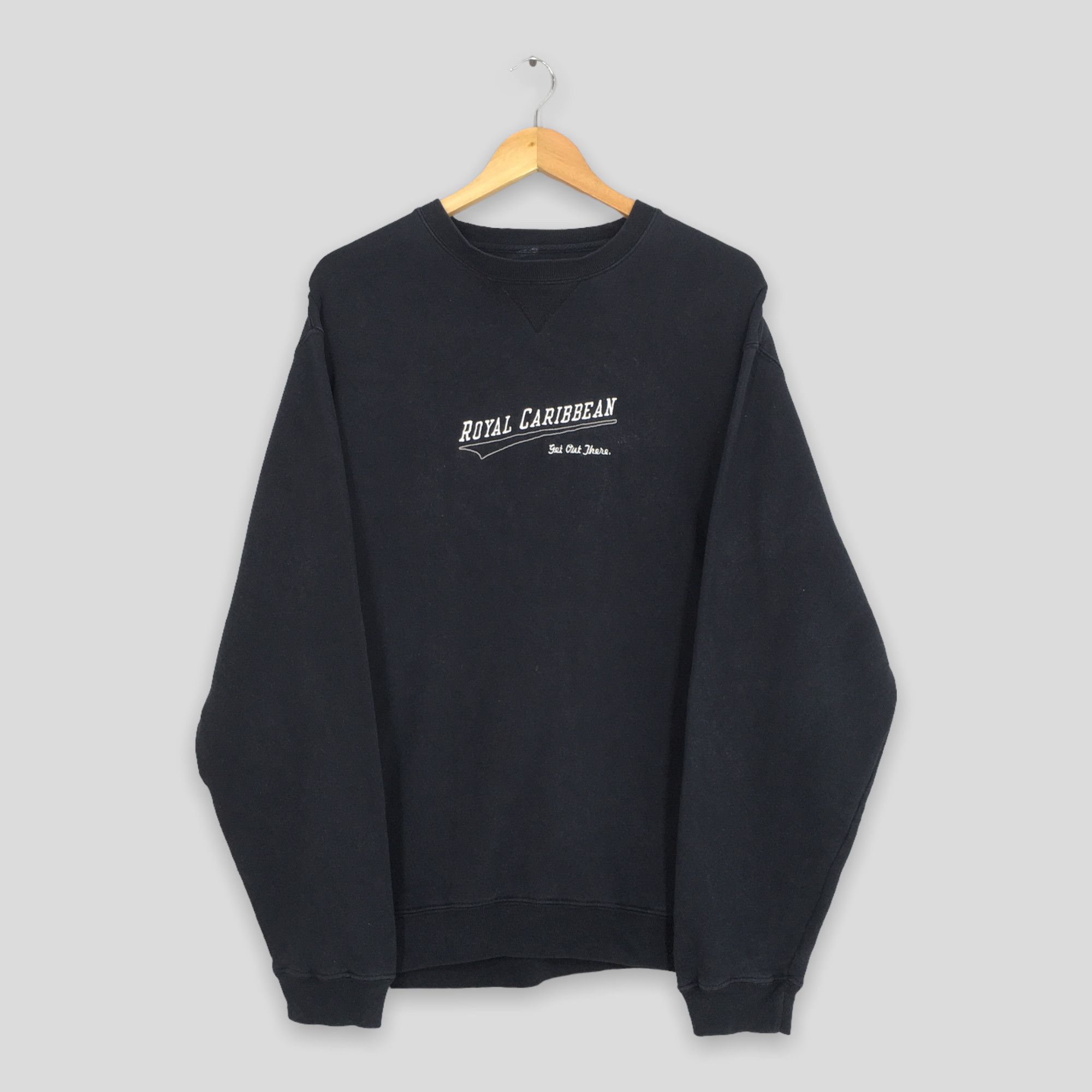 Caribbean × Vintage Vintage Royal Caribbean Black Sweatshirt Small Size US S / EU 44-46 / 1 - 1 Thumbnail
