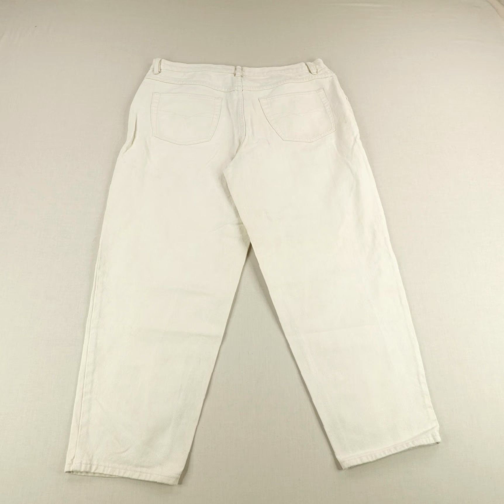 Anchor Blue VINTAGE Anchor Blue Jeans Men 42 Waist White Denim Baggy Relaxed Tapered 90s Casual Size US 42 / EU 58 - 5 Thumbnail