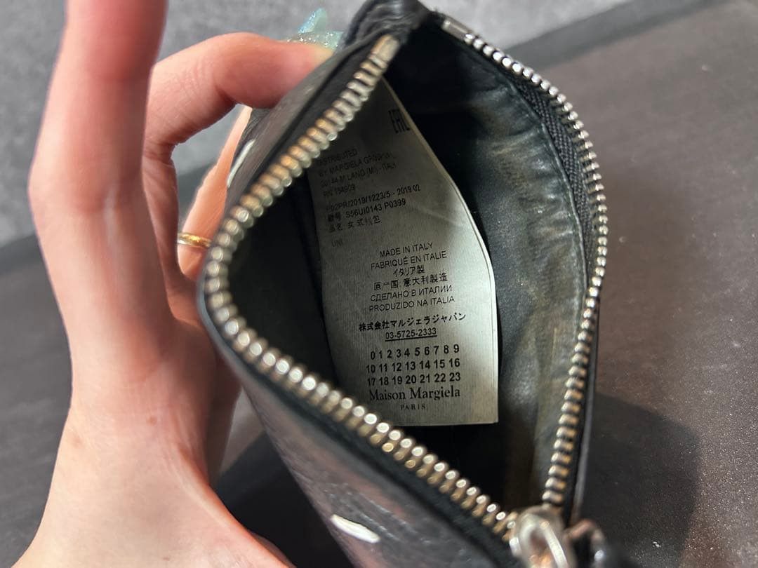 Maison Margiela 4 Stitch Motif Leather Card Case Wallet Size ONE SIZE - 3 Thumbnail