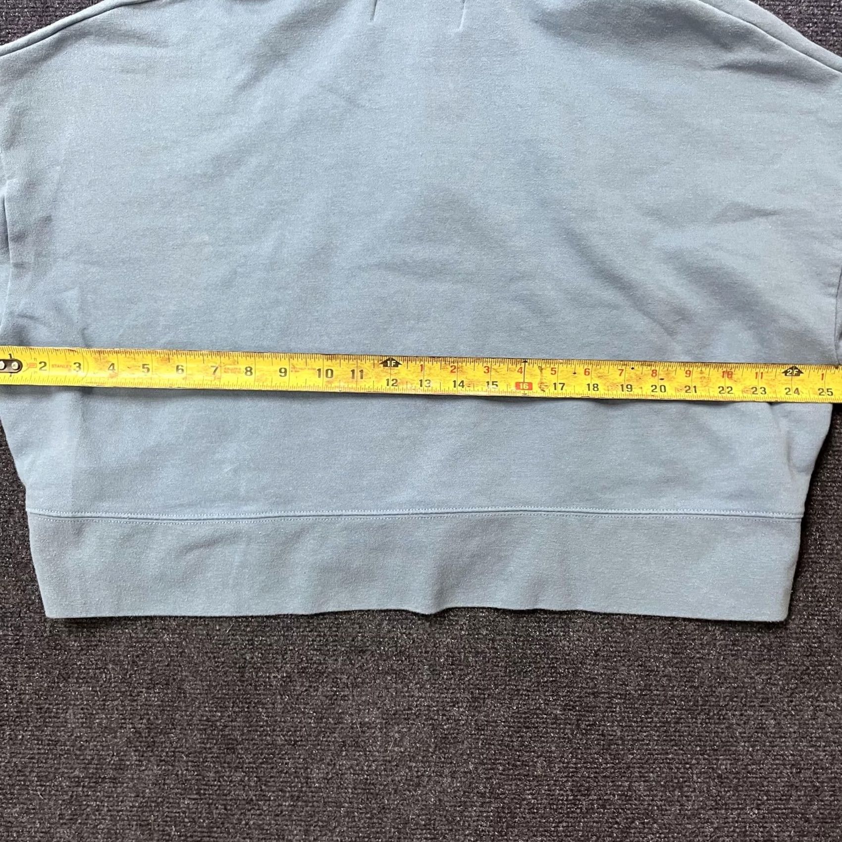 Empyre Empyre Hoodie Womens L Light Blue Full Zip Cropped Boxy Embroidered Logo Size L / US 10 / IT 46 - 5 Thumbnail