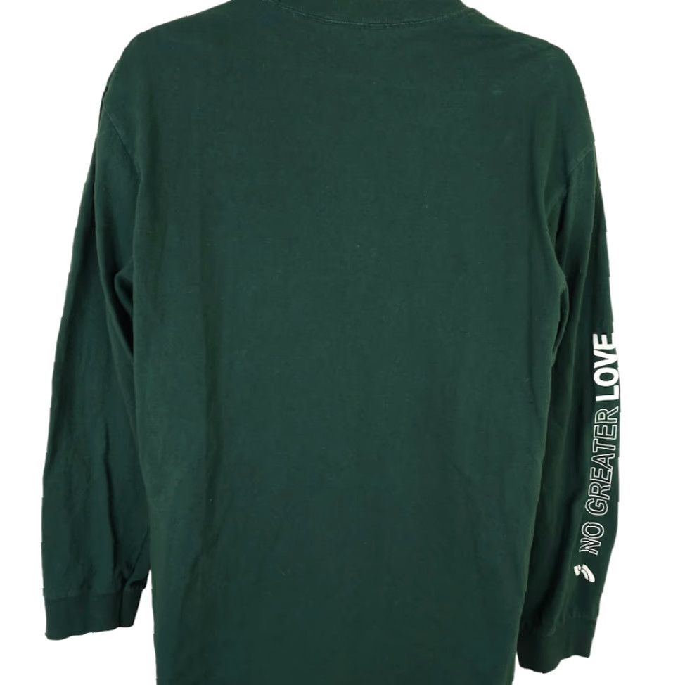 Port & Company Port & Company Christian T Shirt Mens Large Green No Greater Love Bible Verse John 15:13 Shirt Size US L / EU 52-54 / 3 - 4 Thumbnail