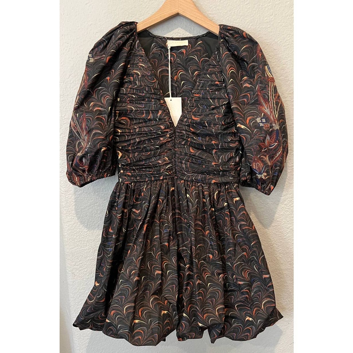 Ulla Johnson NWT ULLA JOHNSON Gwen Elbow Puff-sleeve Mini Dress Size 2 Size XS / US 0-2 / IT 36-38 - 10 Thumbnail