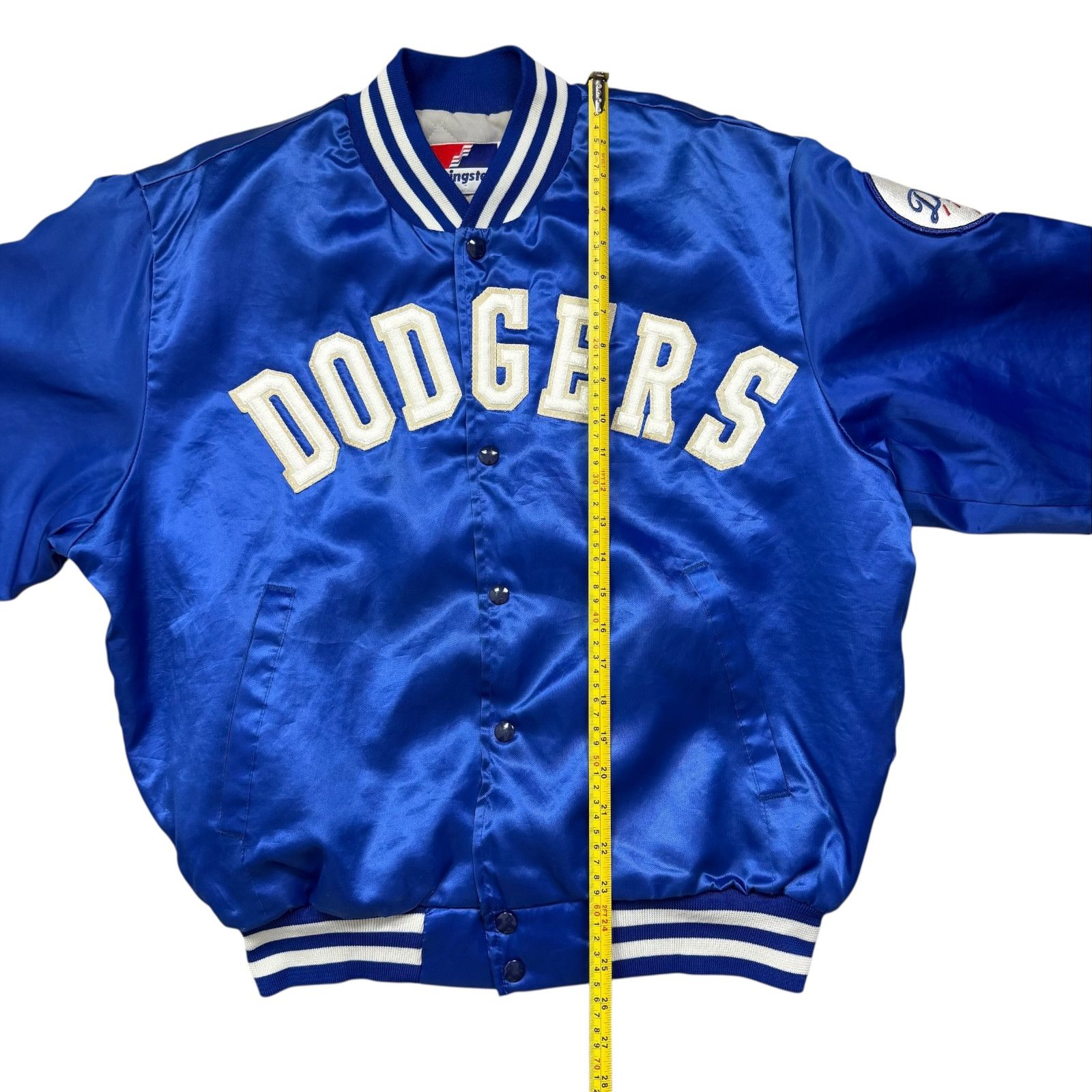 MLB VTG 90s LOS ANGELES DODGERS SWINGSTER SATIN BOMBER JACKET Size US L / EU 52-54 / 3 - 7 Thumbnail