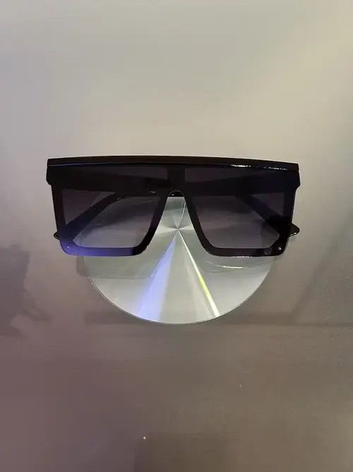 Japanese Brand Oversized Tinted Sunglasses (black) Size ONE SIZE - 2 Thumbnail