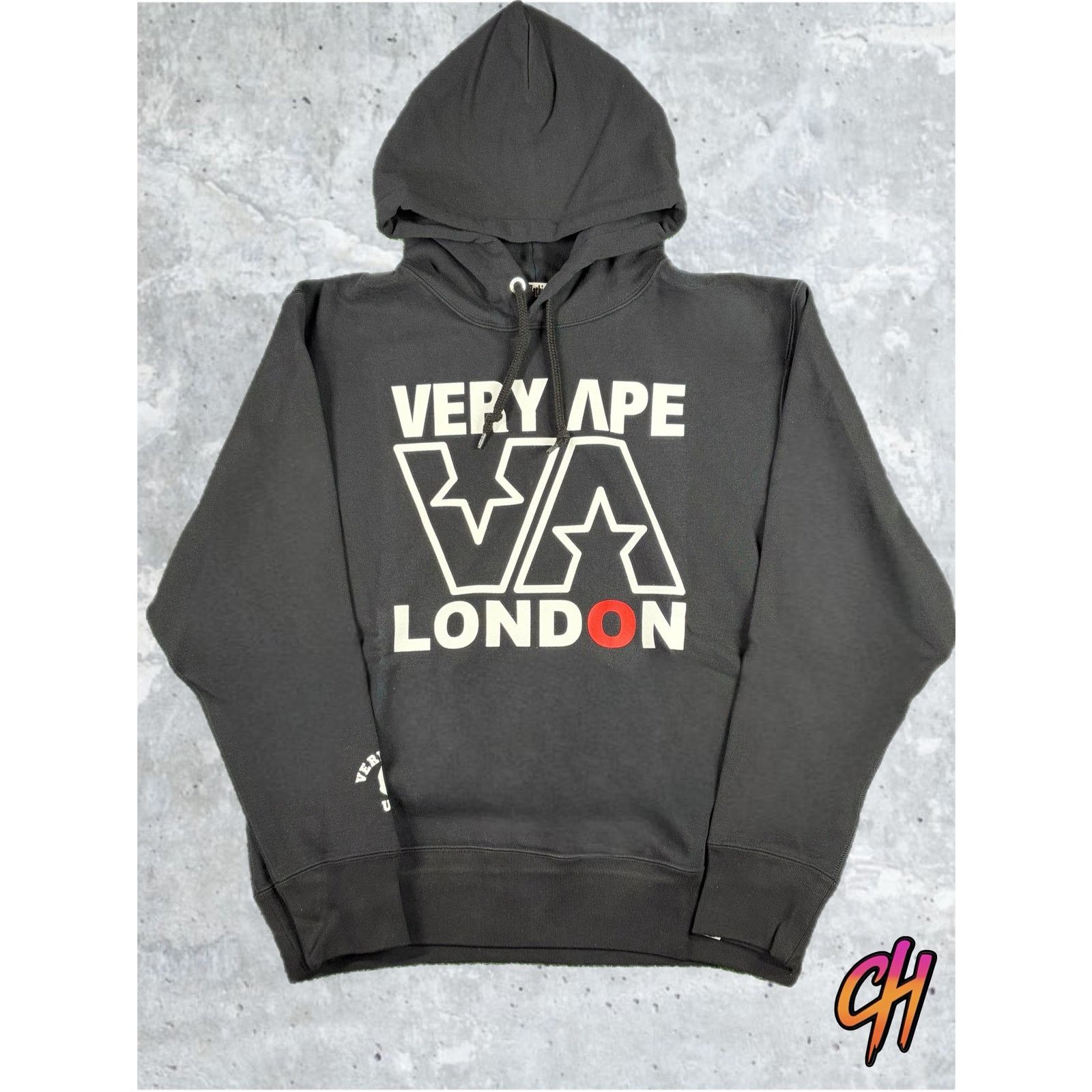 Bape BAPE London Exclusive 'Very Ape' Black Hoodie Size Medium Size US M / EU 48-50 / 2 - 1 Thumbnail