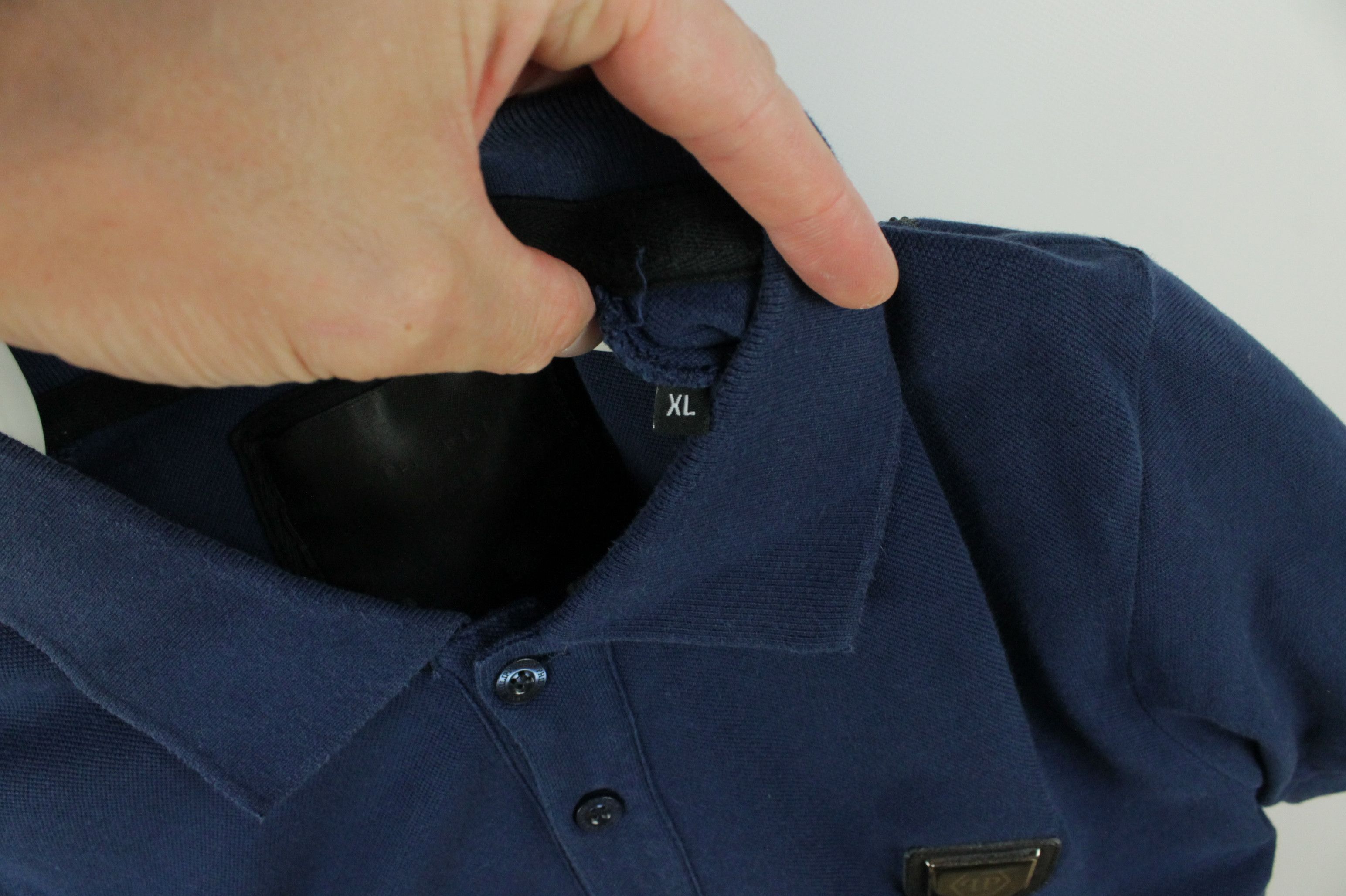 Philipp Plein SS15 Philipp Plein James Dean Slim Fit Navy Polo Shirt Size US XL / EU 56 / 4 - 7 Thumbnail