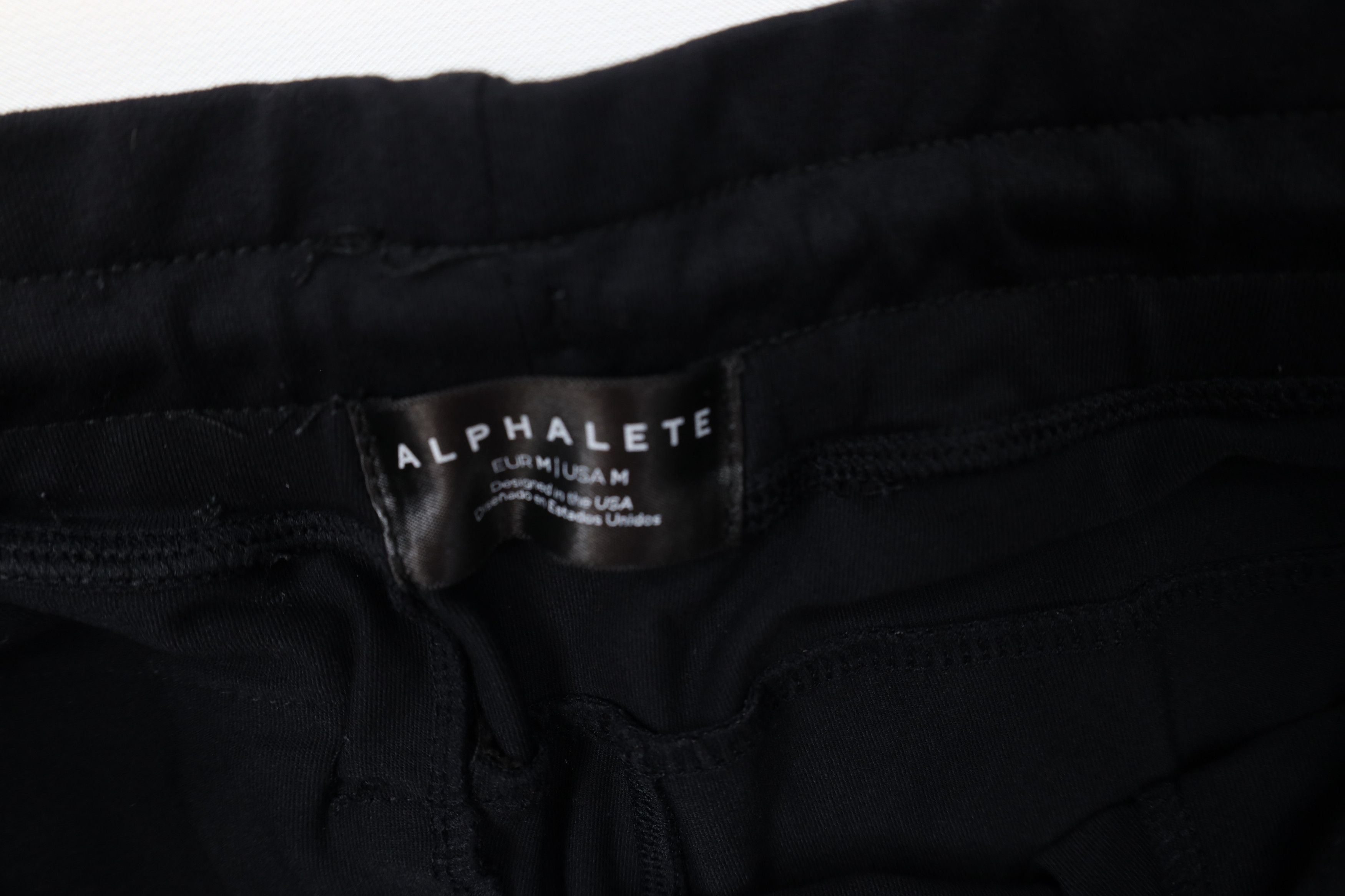 Vintage Alphalete Stretch Spell Block Cuffed Joggers Pants Black Size US 34 / EU 50 - 7 Thumbnail