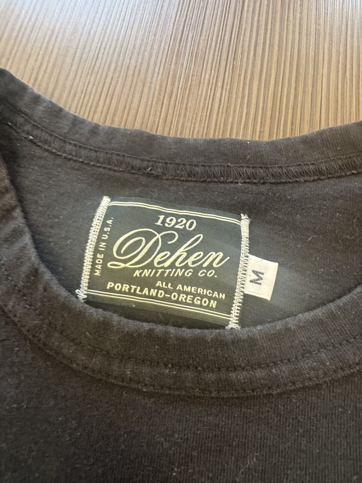 Dehen 1920 Heavy Duty Tee - Single Pocket - Black Size US M / EU 48-50 / 2 - 5 Thumbnail