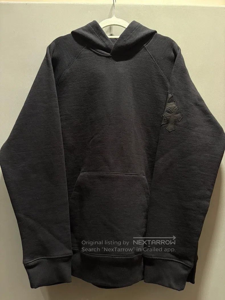 Chrome Hearts CHROME HEARTS Size L Black three-piece leather hoodie Size US L / EU 52-54 / 3 - 1 Thumbnail