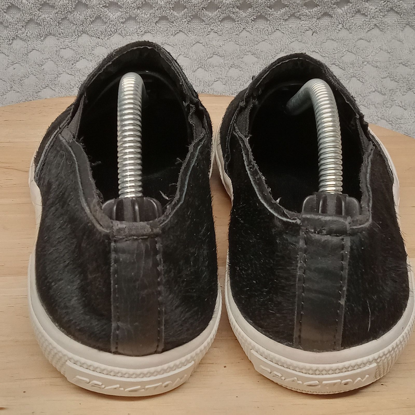 & Other Stories Reaction Calf Hair Shoes 7.5 M Women's Leather Black Size US 7.5 / IT 37.5 - 3 Thumbnail