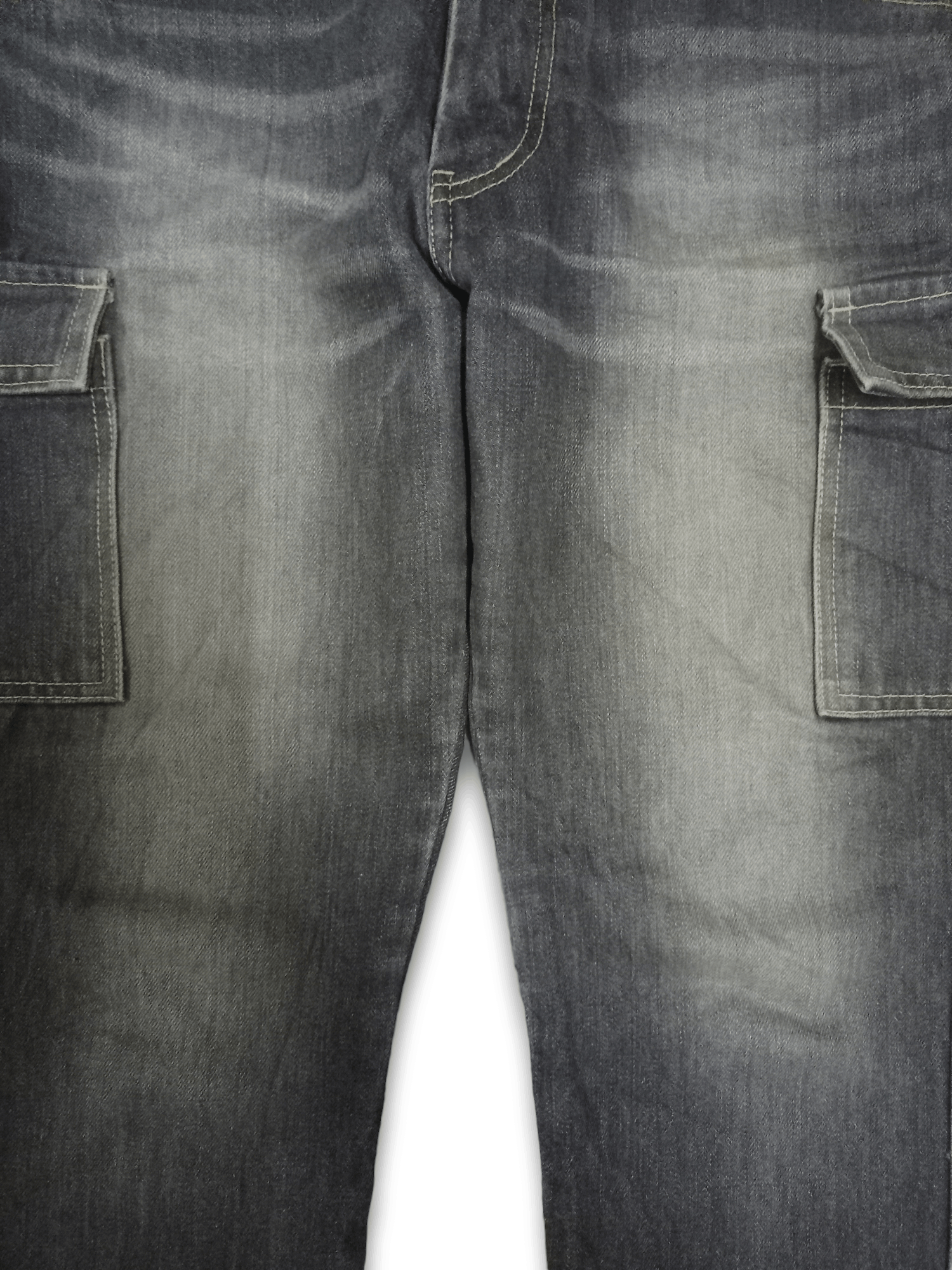 Japanese Brand SALES 🔥 Vintage Japanese Brand Cargo Denim Pants Size US 31 - 6 Thumbnail