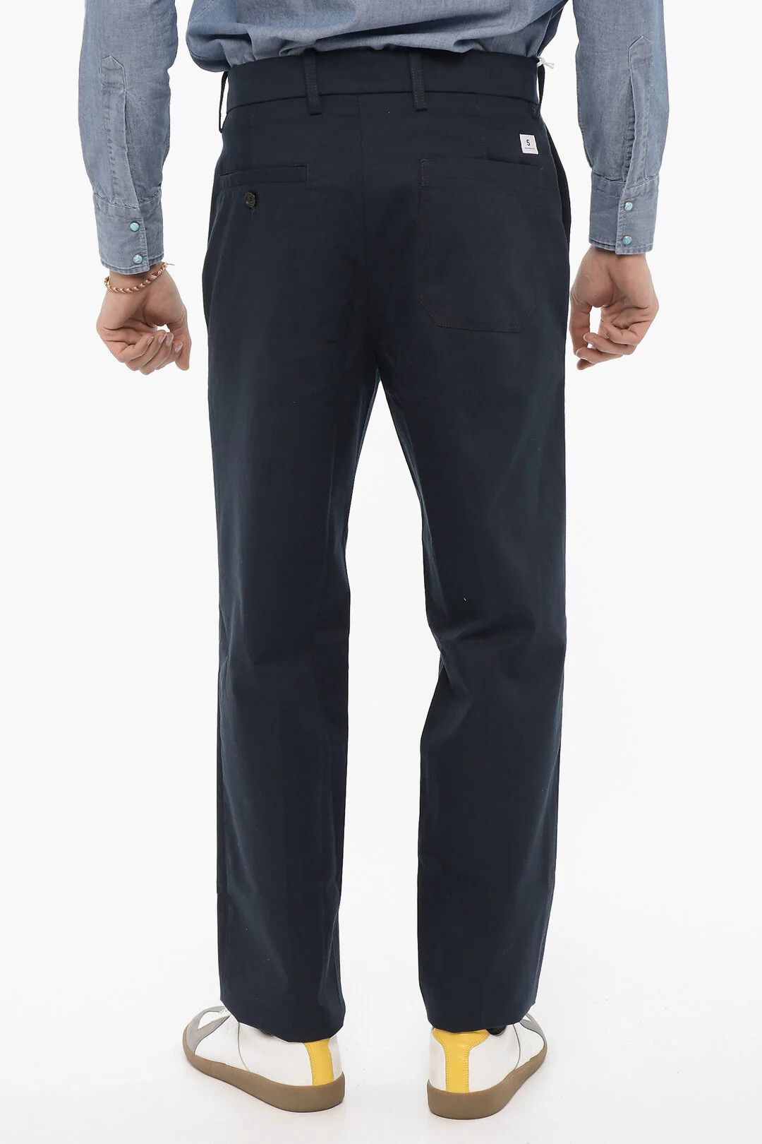 DEPARTMENT5 og1mm0326 Casual Twill 4-Pocket Pant in Blue Size US 36 / EU 52 - 3 Thumbnail