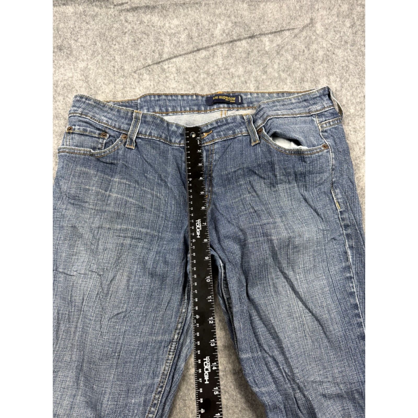 Levi's Levi's 524 Jeans Women's Regular Medium Wash Blue 15 M 33in Inseam Stretch 5-Pocket Denim Straight Size 36" / US 14 / IT 50 - 6 Thumbnail