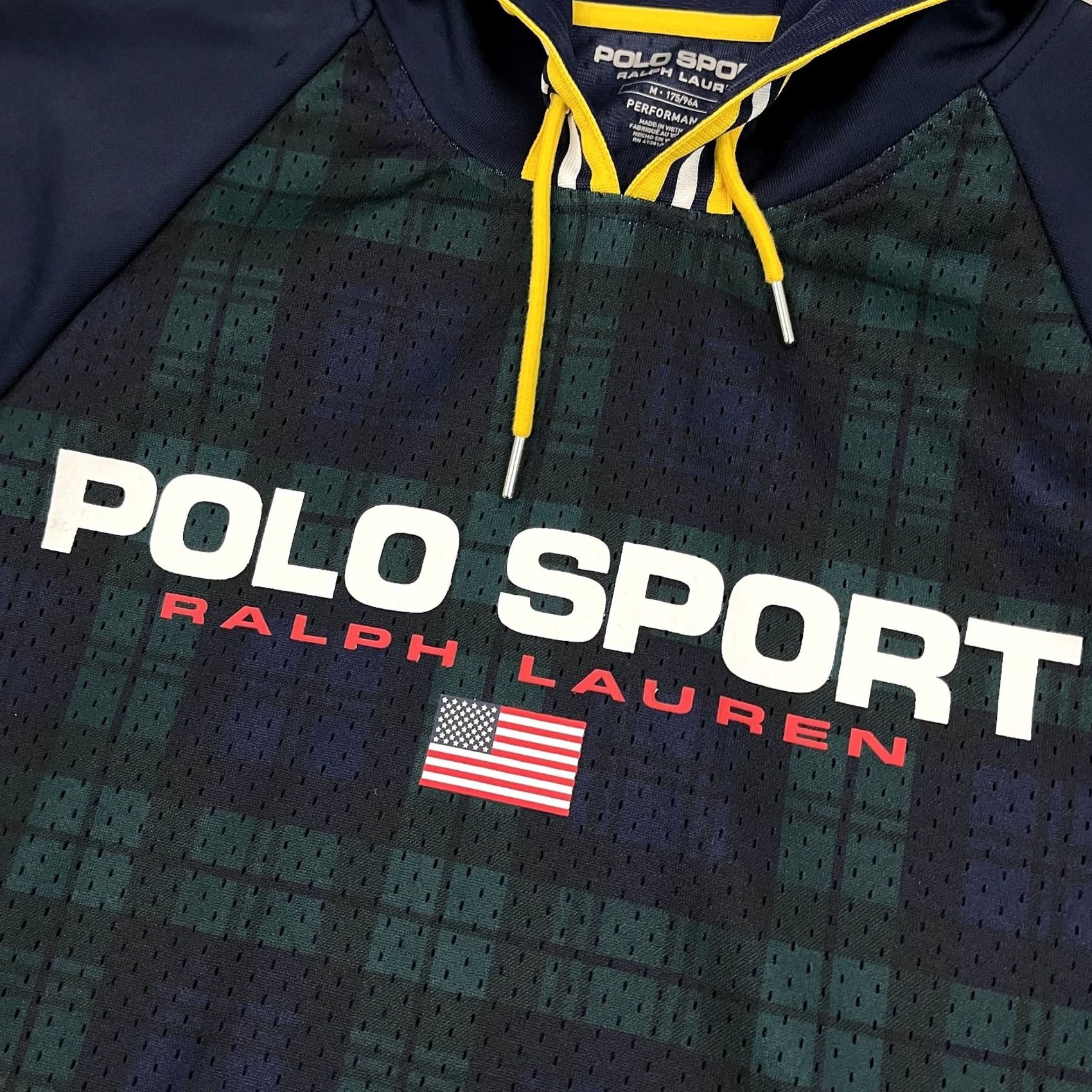 Polo Ralph Lauren Polo Ralph Lauren Performance Hoodie Mens M Tartan Blackwatch Plaid Preppy Size US M / EU 48-50 / 2 - 2 Thumbnail