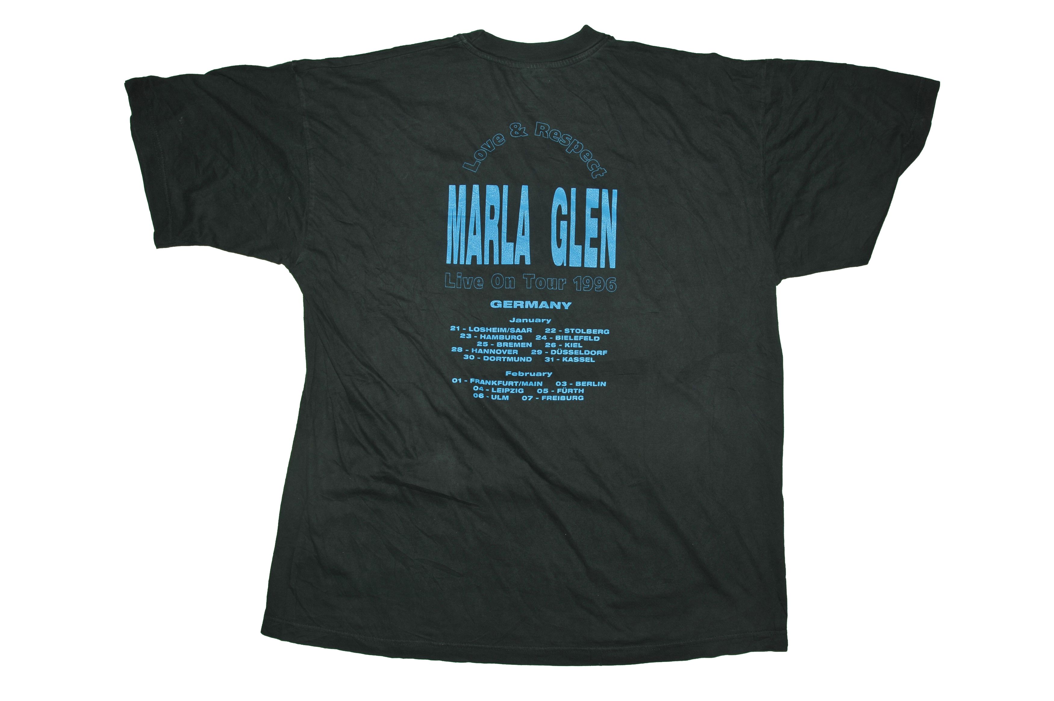 Vintage Vintage 90s Marla Glen Love & Respect Tour 1996 T-shirt Size US XL / EU 56 / 4 - 2 Thumbnail