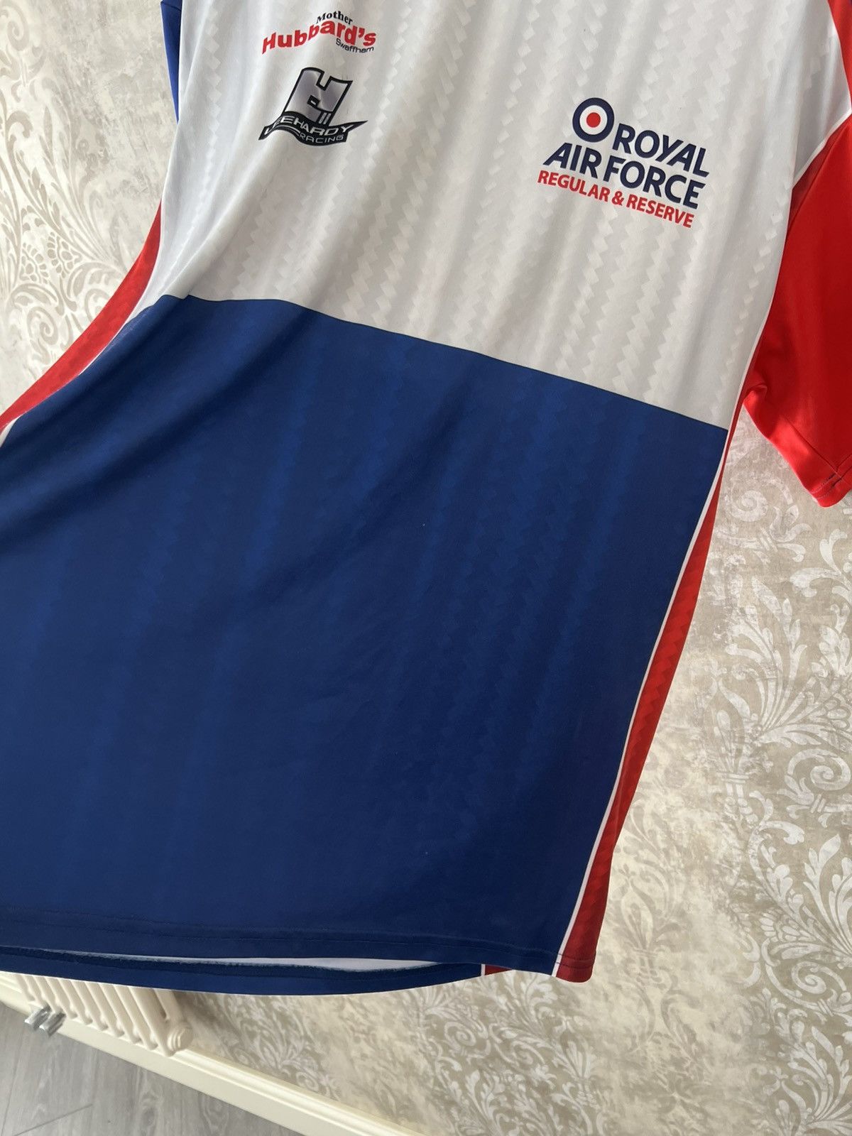 Other Vintage Royal Air Force Racing Jersey RAF Motorsport Tee Size US XL / EU 56 / 4 - 11 Thumbnail