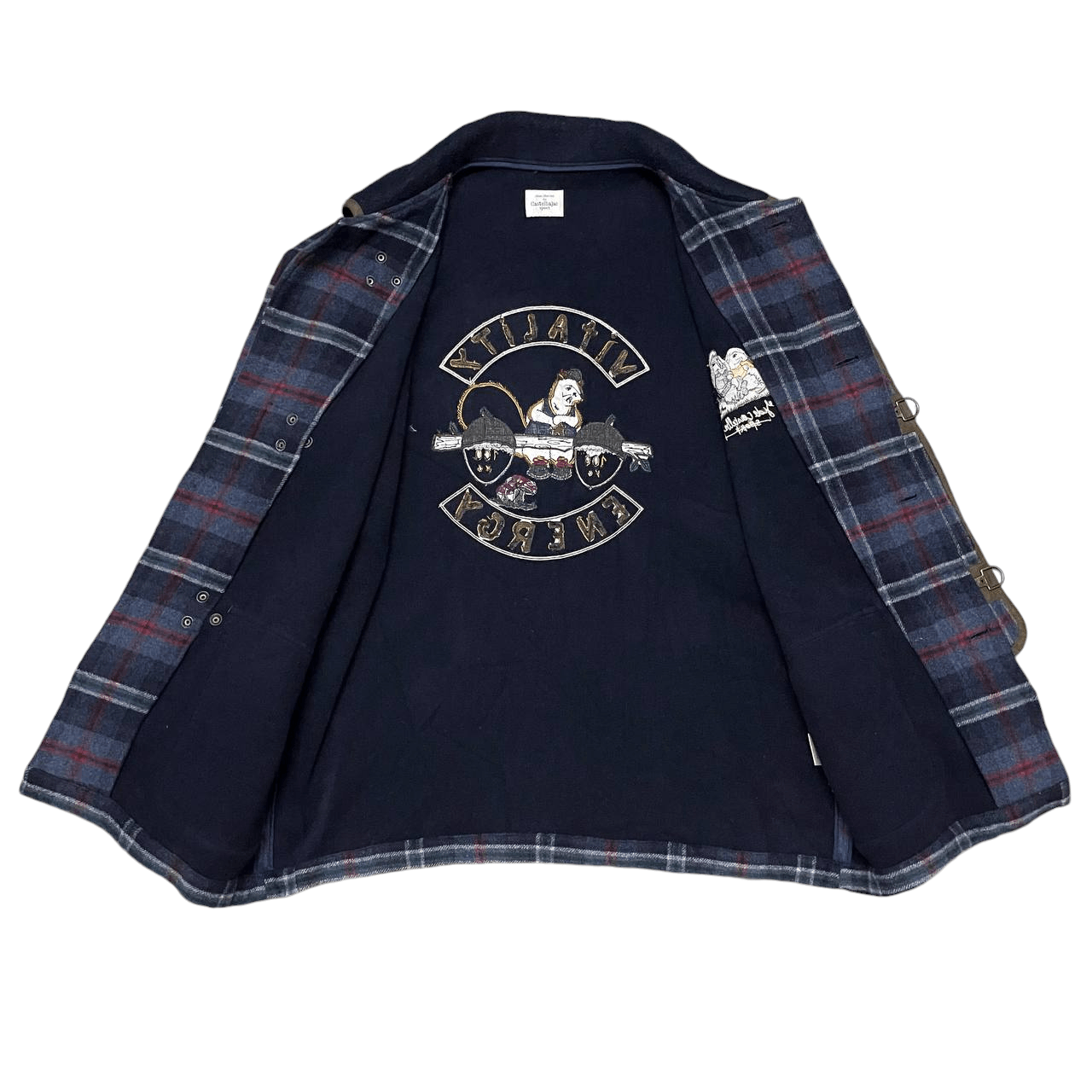 Jean Charles De Castelbajac Vintage Jean Charles De Castelbajac Checkered Wool Jacket Size US L / EU 52-54 / 3 - 7 Thumbnail