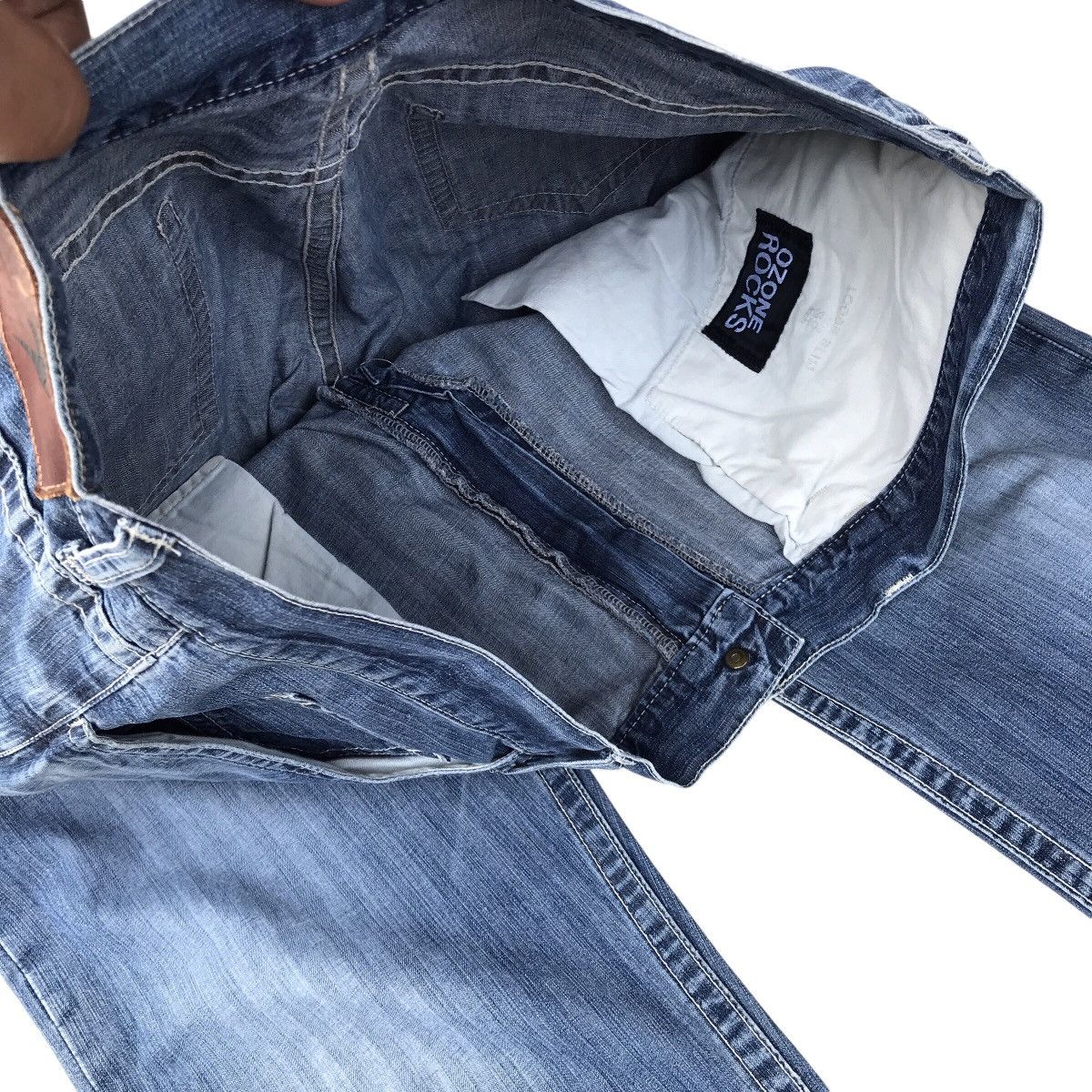 Hysteric Glamour × Japanese Brand Ozone Rocks Japan Ultra Harajuku Street Style Denim Size US 36 / EU 52 - 13 Thumbnail
