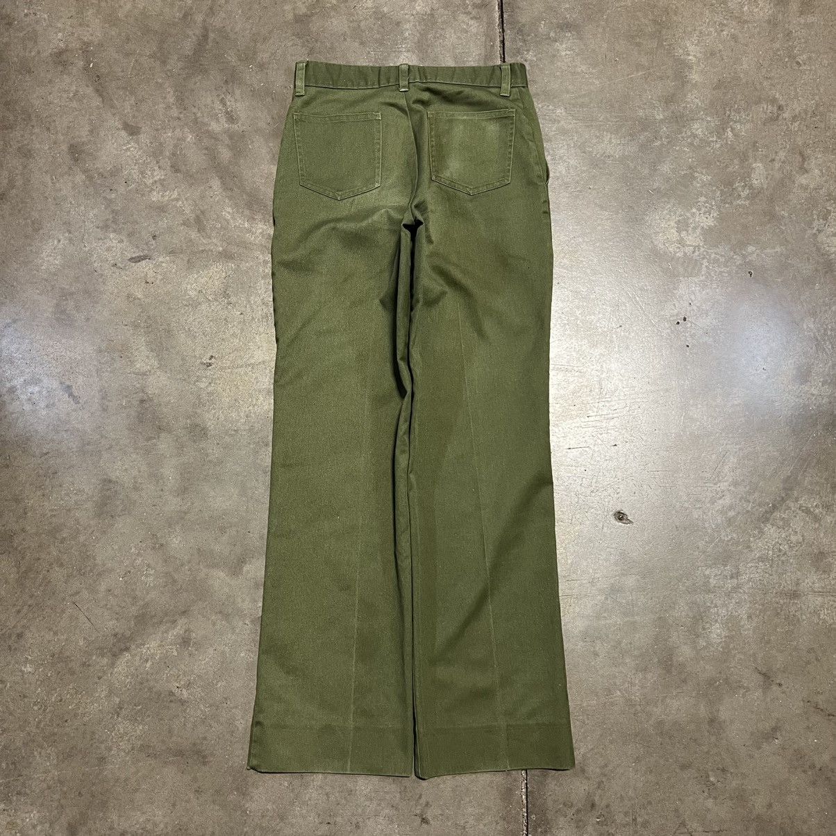 Vintage Vintage Boy Scouts Olive Green Pants Union Made in USA OG107 Size US 27 - 4 Thumbnail