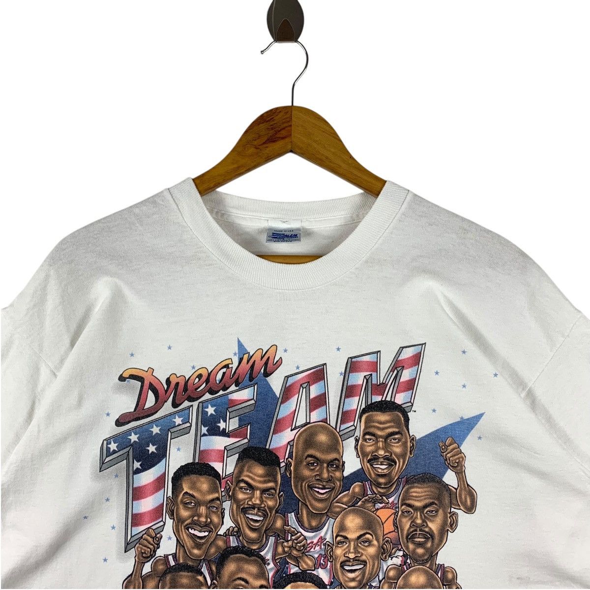 NBA × Vintage Vintage NBA Dream team salem sportswear tag tee Size US L / EU 52-54 / 3 - 2 Thumbnail