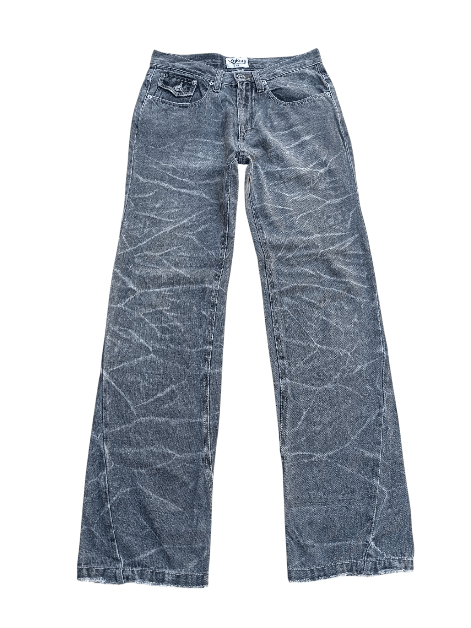 Designer × Japanese Brand Japan NYLAUS CLOTHING Thunder Faded Style Denim E270 Size US 30 / EU 46 - 2 Thumbnail