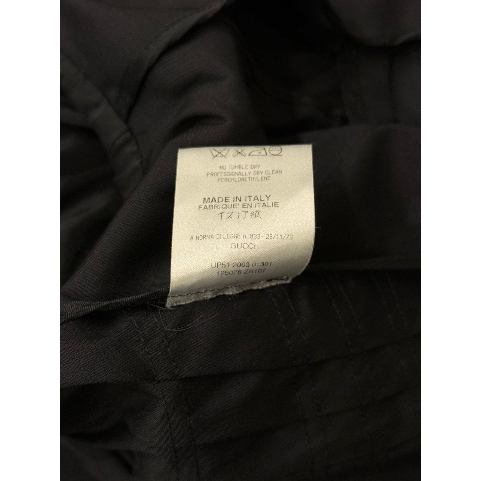Gucci A/W2003 Gucci by Tom Ford structured wide collar jacket Size M / US 6-8 / IT 42-44 - 10 Thumbnail