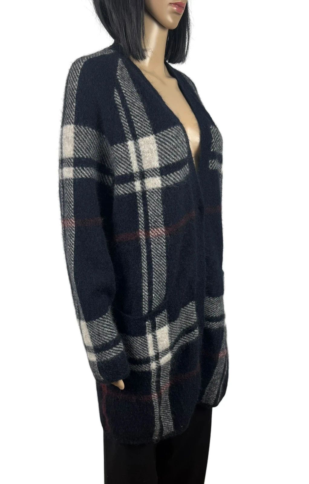 Max Mara S’ Max Mara Wool Mohair Cardigan Plaid size S Size S / US 4 / IT 40 - 4 Thumbnail