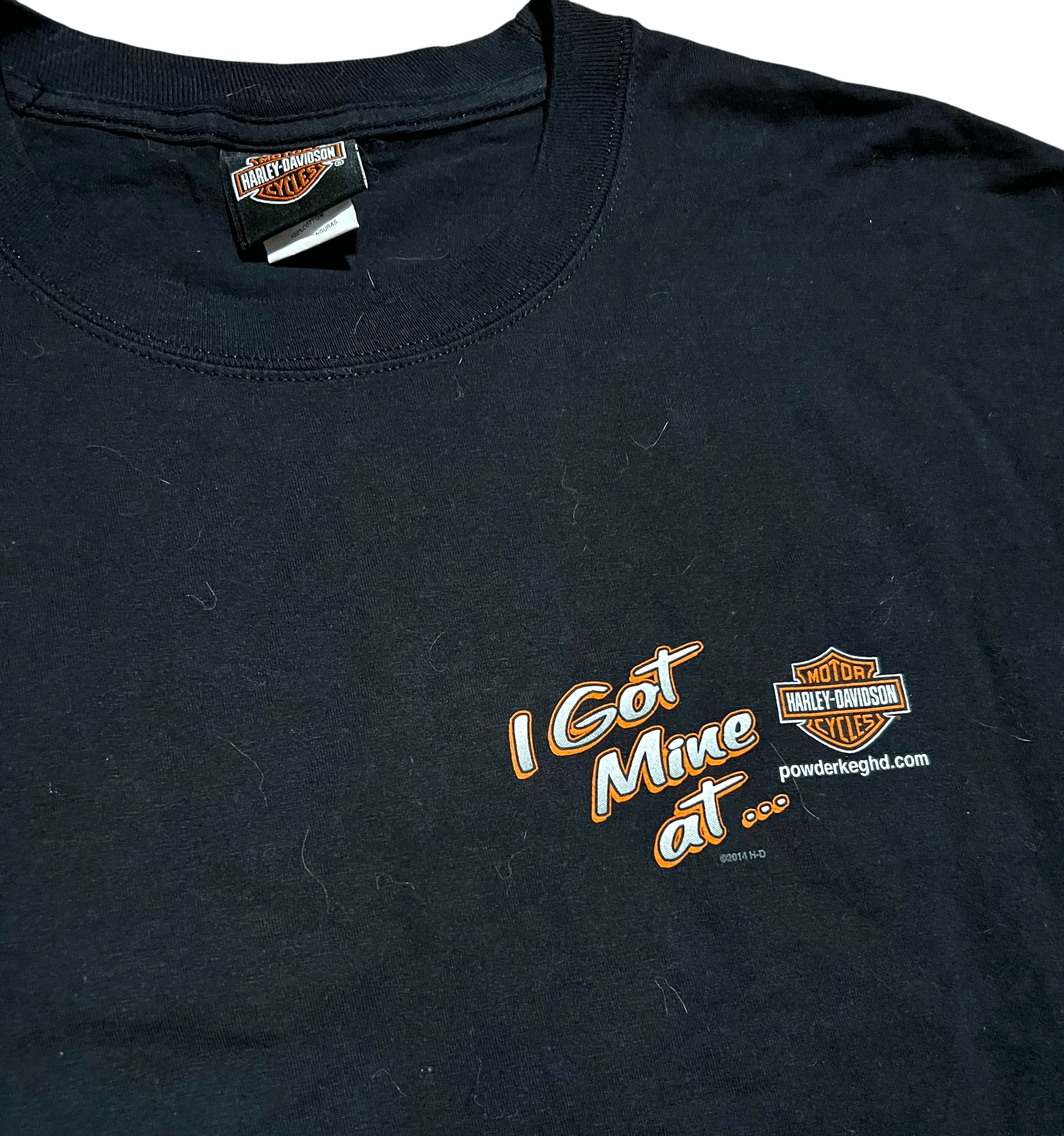 Harley Davidson Harley Davidson Motorcycles Vintage Powder Keg T-Shirt Size US XL / EU 56 / 4 - 4 Thumbnail