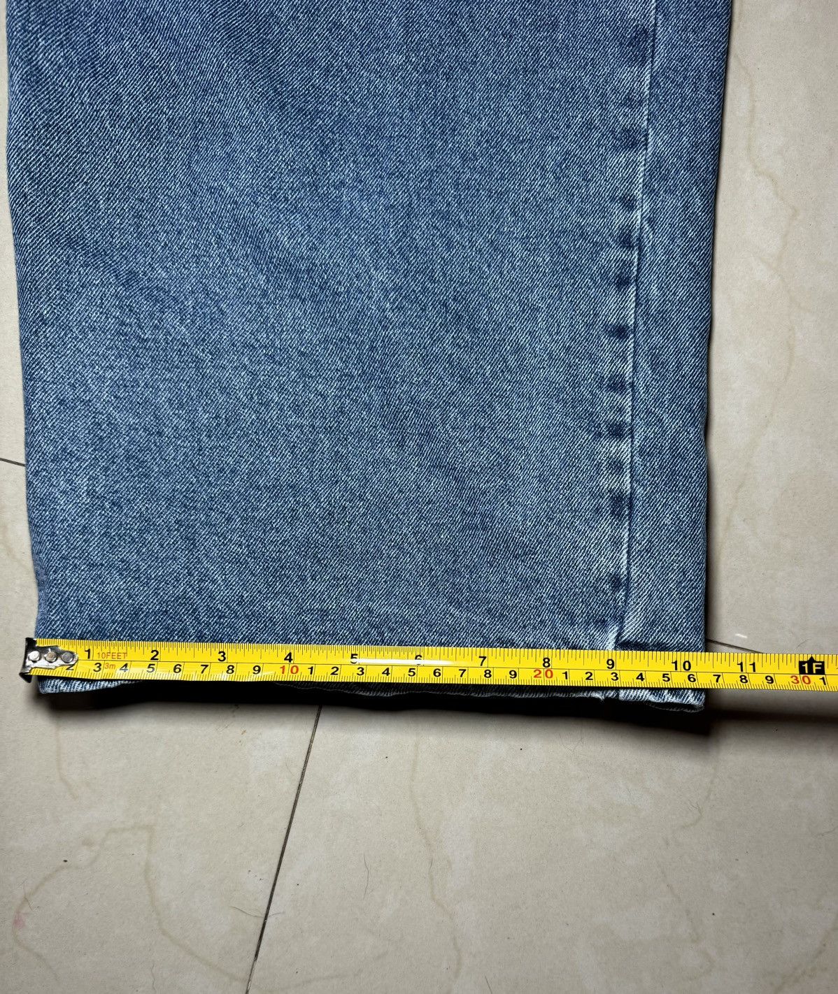 Other Scuffers Jumbo Baggy Blue denim jeans embroidered 10” Size US 30 / EU 46 - 4 Thumbnail