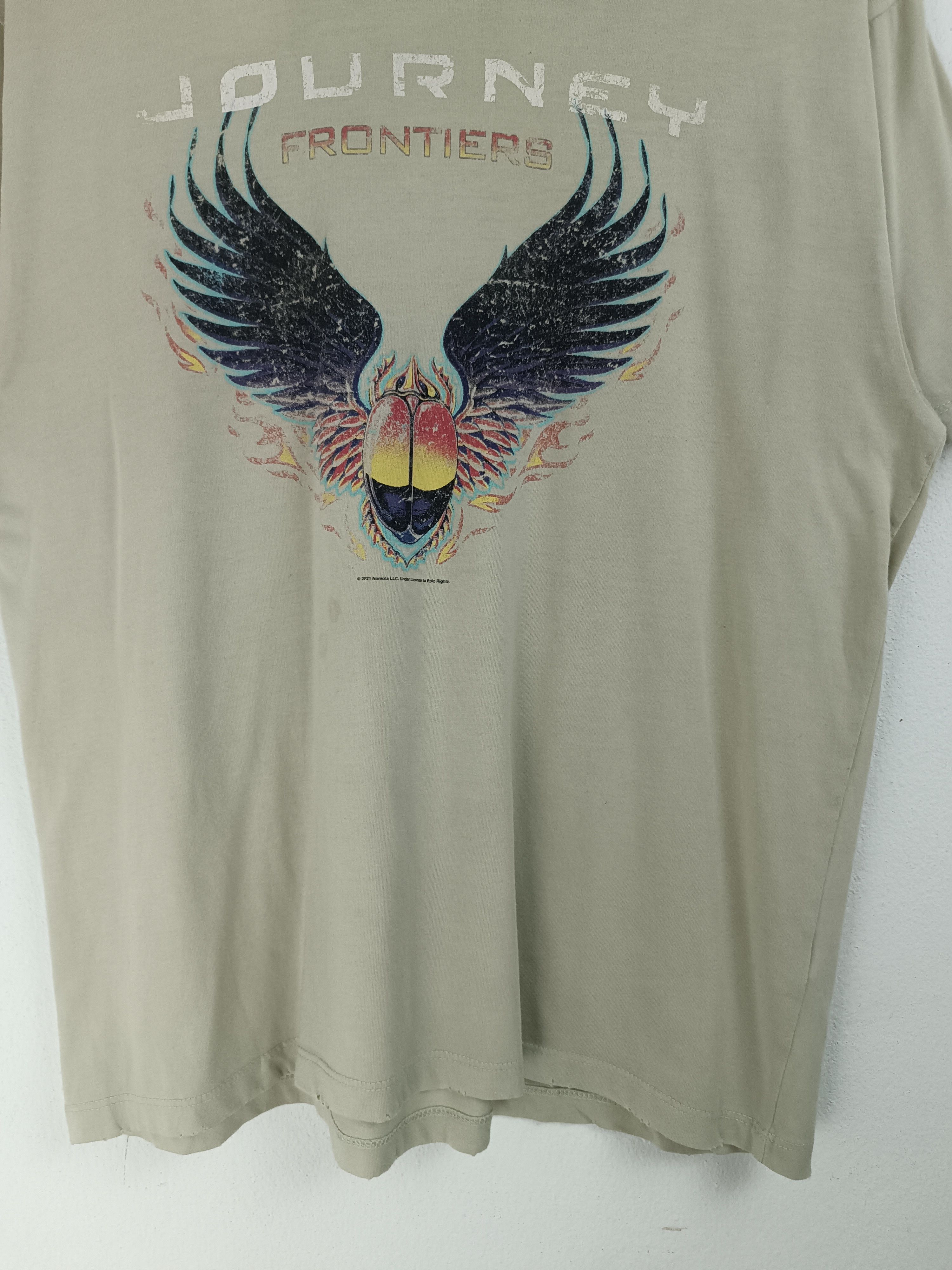 Band Tees VINTAGE 2021 DISTRESSED JOURNEY FRONTIER TEE kiss u2 def Size US L / EU 52-54 / 3 - 10 Thumbnail