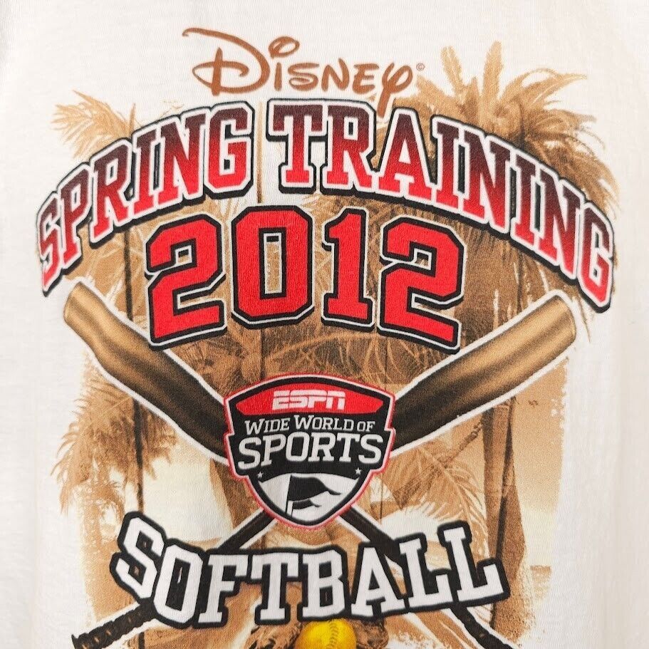 Disney Disney Spring Training T Shirt Mens Size Medium White 2012 Size US M / EU 48-50 / 2 - 2 Thumbnail