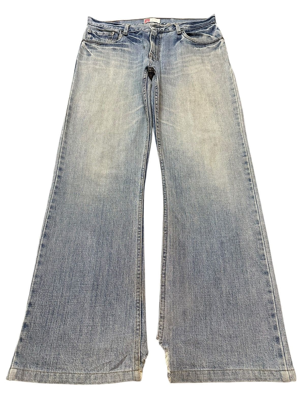 Levi's Vintage 90s Levis Signature Faded Wash Distress Baggy Jeans Size US 34 / EU 50 - 1 Thumbnail