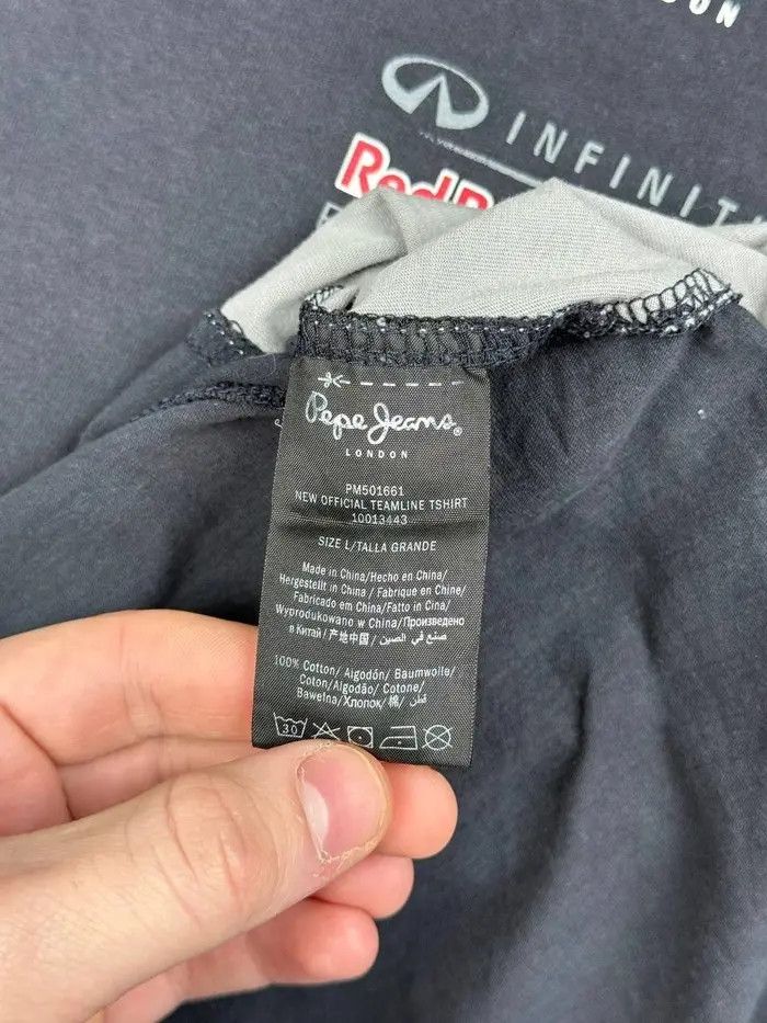 Red Bull Pepe Jeans F1 Infinity Red Bull Racing T-Shirt Size US L / EU 52-54 / 3 - 7 Thumbnail