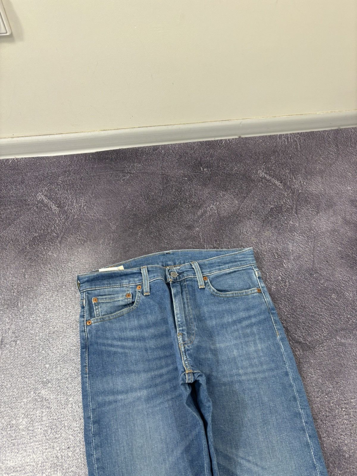 Levi's Levi’s Premium 512 Big E Men’s Skinny Fit Blue Denim Jeans Size US 30 / EU 46 - 10 Thumbnail
