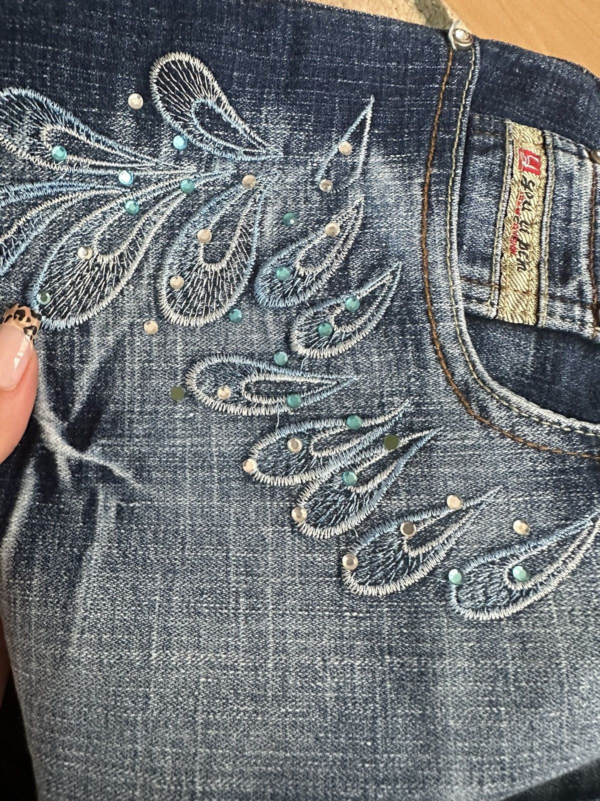 Japanese Brand × Miss Sixty × Streetwear Rare flared faded denim 