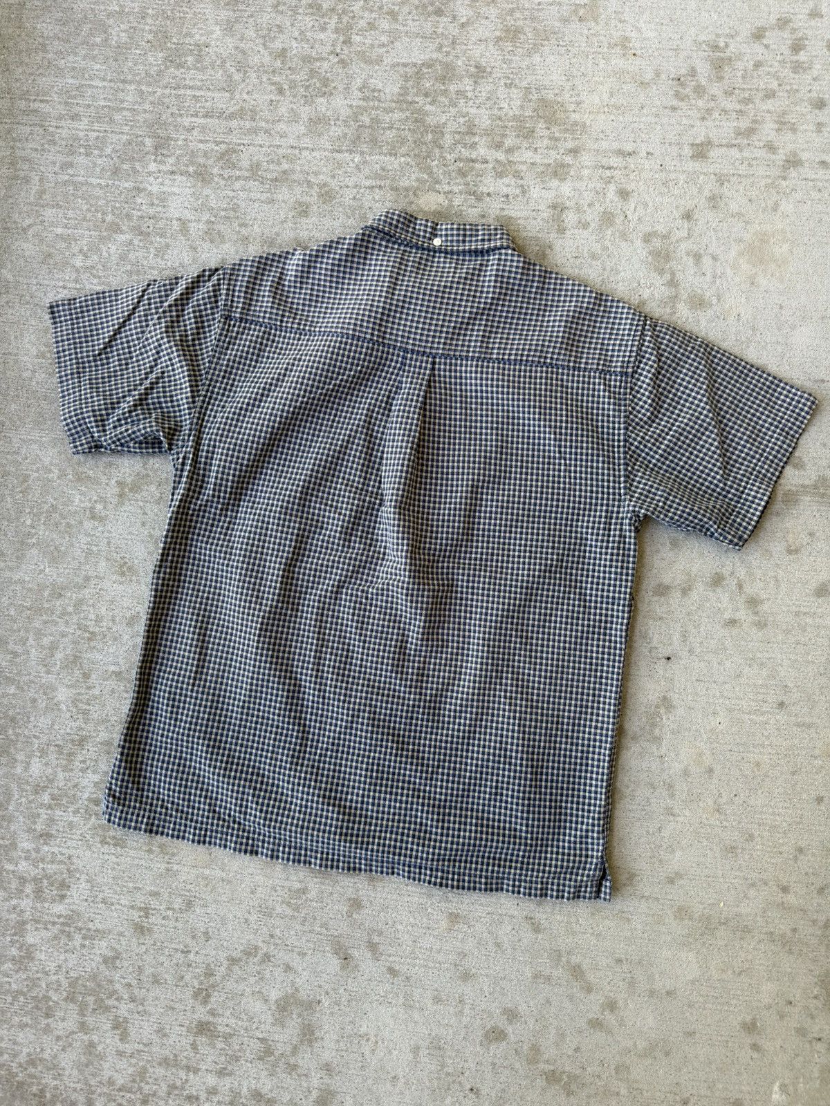 Vintage Y2K Button Up Collared Seersucker Plaid Short Sleeve Shirt Size US L / EU 52-54 / 3 - 7 Thumbnail