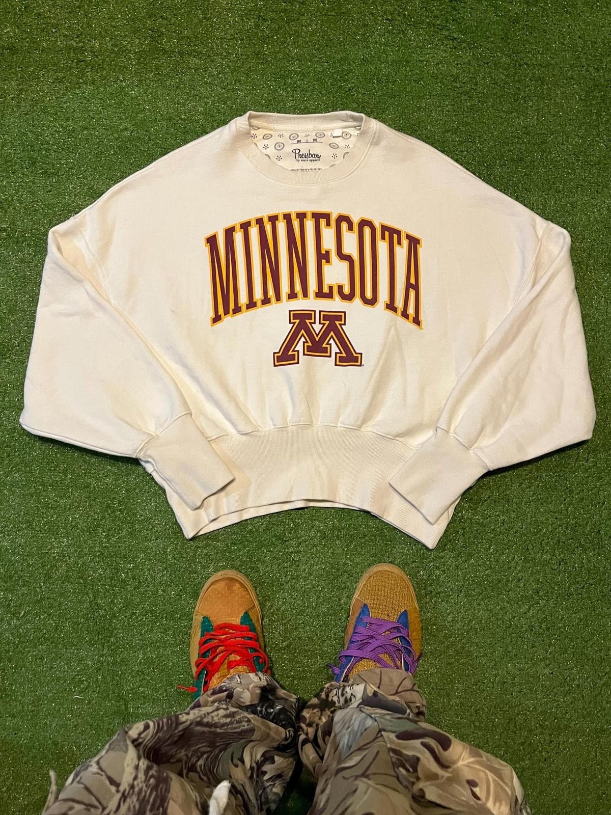 Burberry Vintage Minnesota Graphic Sweatshirt Size US XXS / EU 40 - 1 Thumbnail
