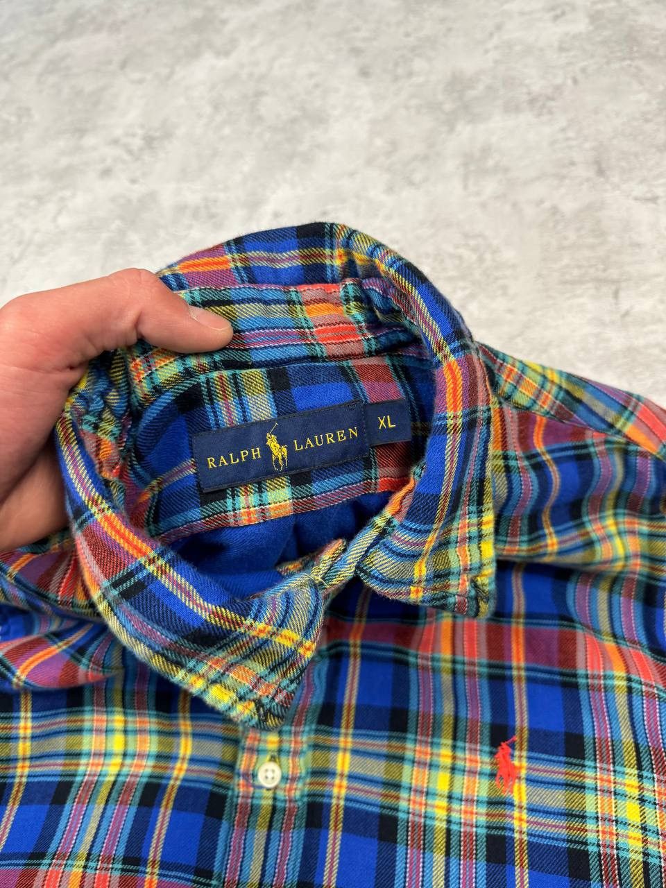Polo Ralph Lauren Polo Ralph Lauren Flannel Shirt Button Ups Plaid Travis Size US XL / EU 56 / 4 - 12 Thumbnail