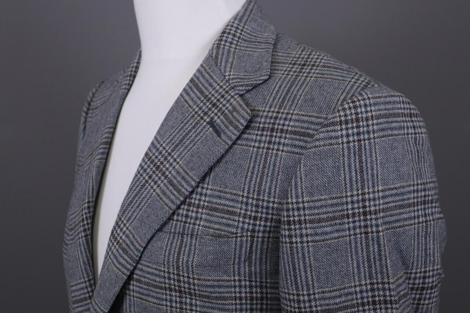 Belvest Doriani Belvest Tailoring Wool Blazer Sport Coat Size 47 Size 40R - 9 Thumbnail