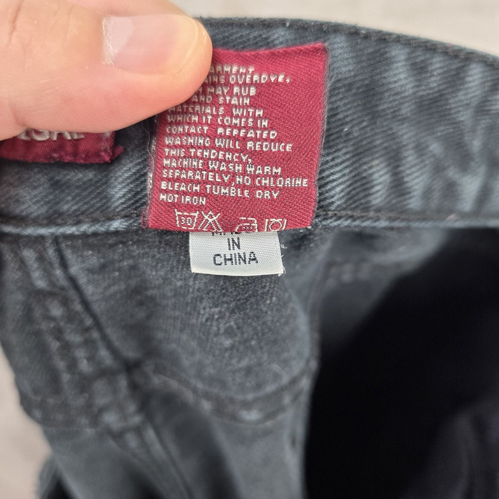 Other Sergio Never Legal Jeans Mens 36x32 Black Grunge Vintage Y2K Size US 36 / EU 52 - 12 Thumbnail