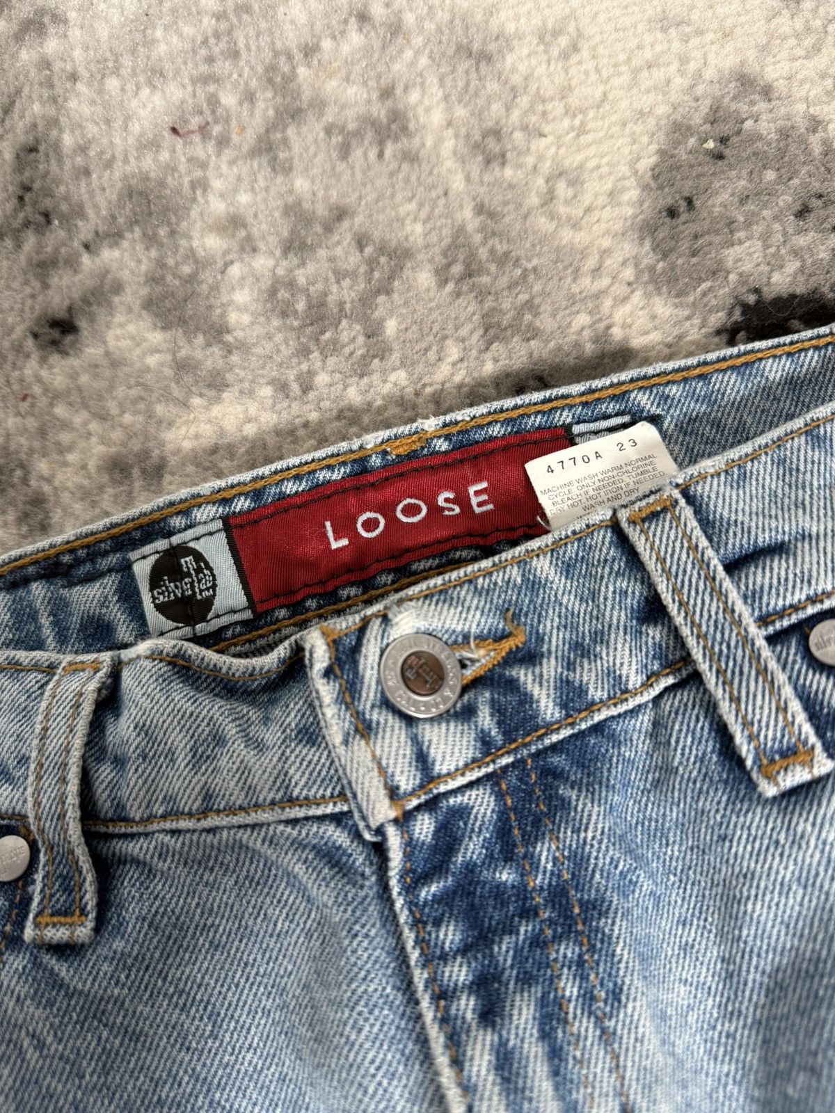 Levi's Y2K Made in Usa Levi's Silver Tab Denim Loose Jeans Pants Size US 29 - 3 Thumbnail
