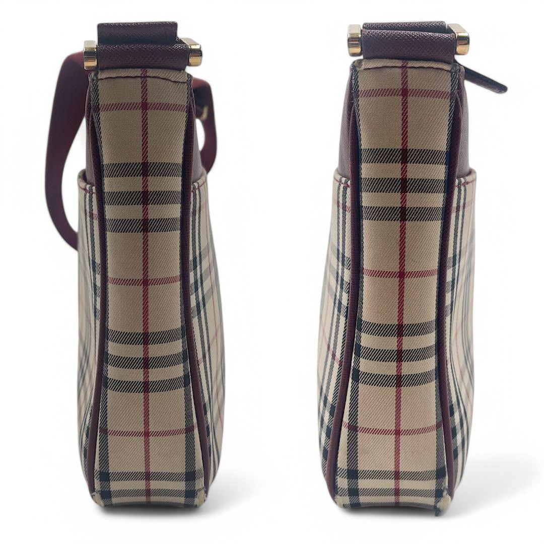 Burberry Burberry - One Shoulder Bag Nova Check Beige Brown Size ONE SIZE - 4 Thumbnail