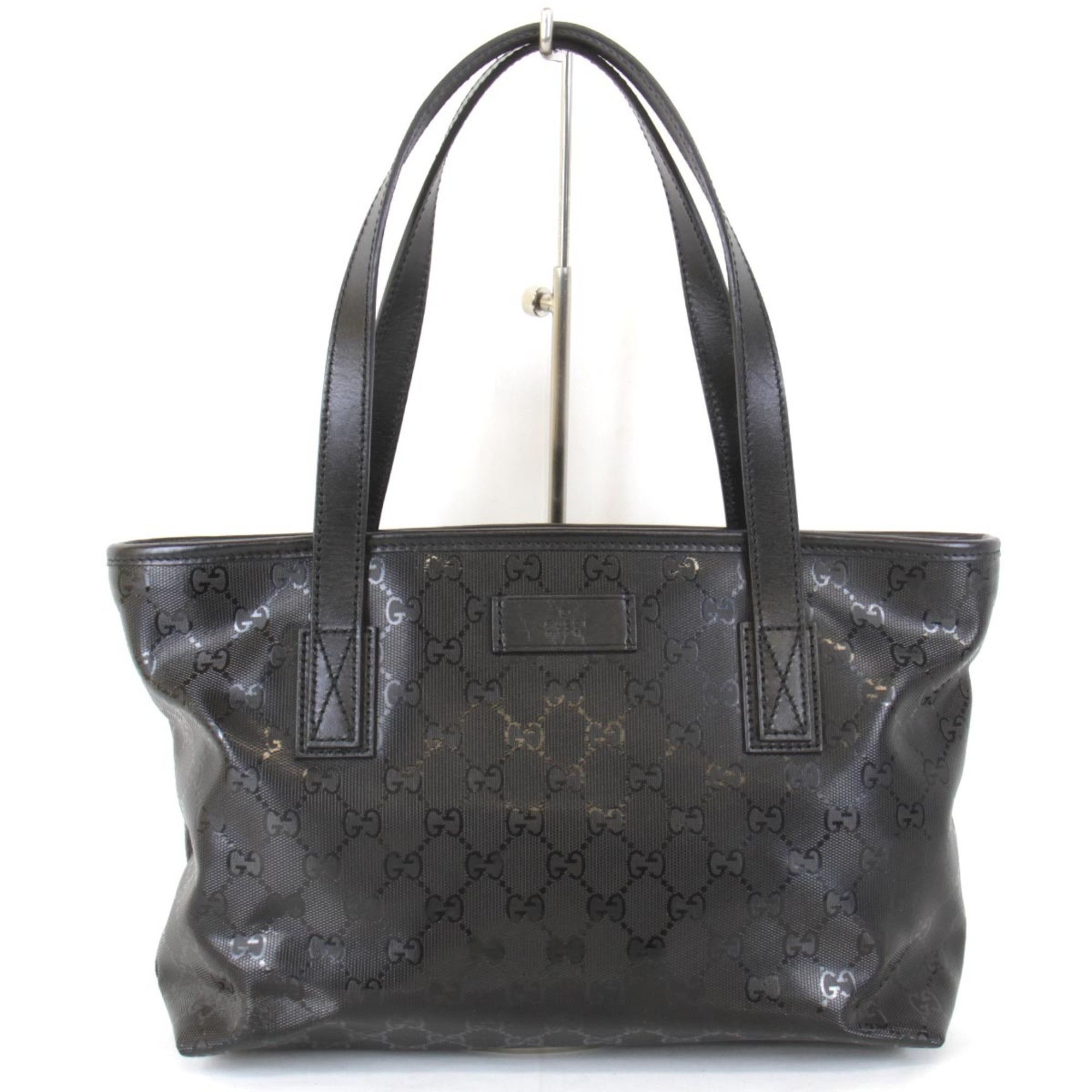 image of Gucci Implement 211138 Tote Bag Pvc Black Ladies, Women's