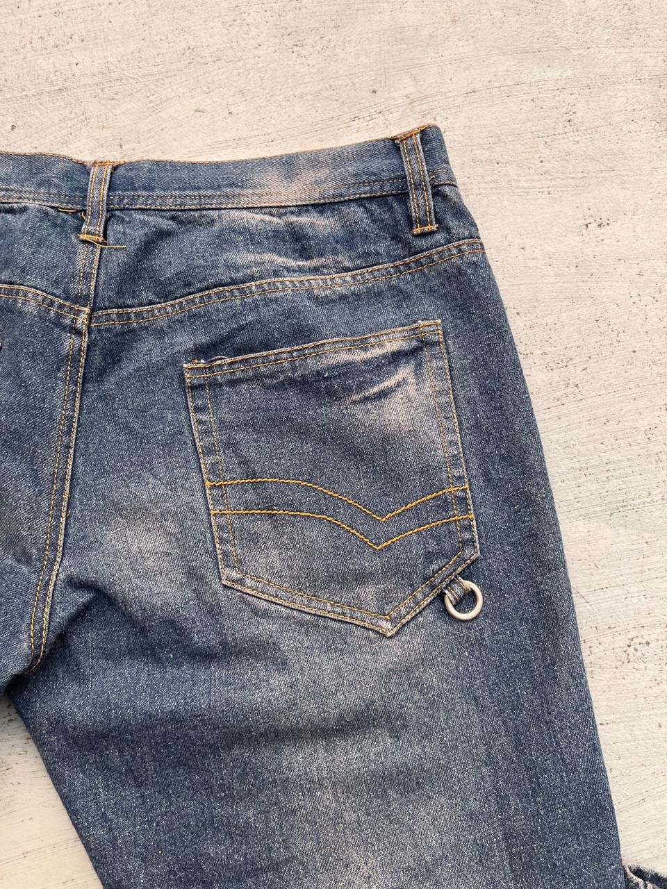 In The Attic In the Attic Poem Distressed Denim Pants Punk LGB Size US 31 - 7 Thumbnail