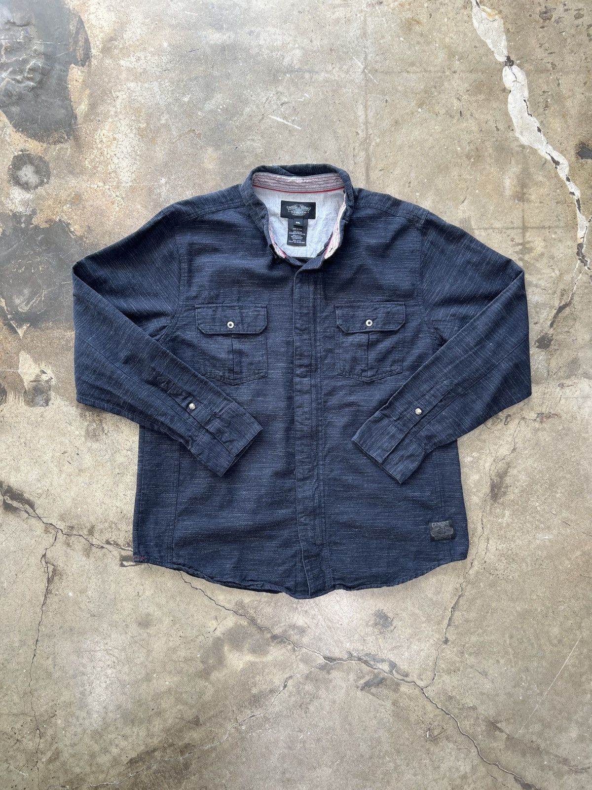 Harley Davidson × Vintage Vintage Harley Davidson Double Pocket Button Up 2XL Size US XXL / EU 58 / 5 - 2 Thumbnail