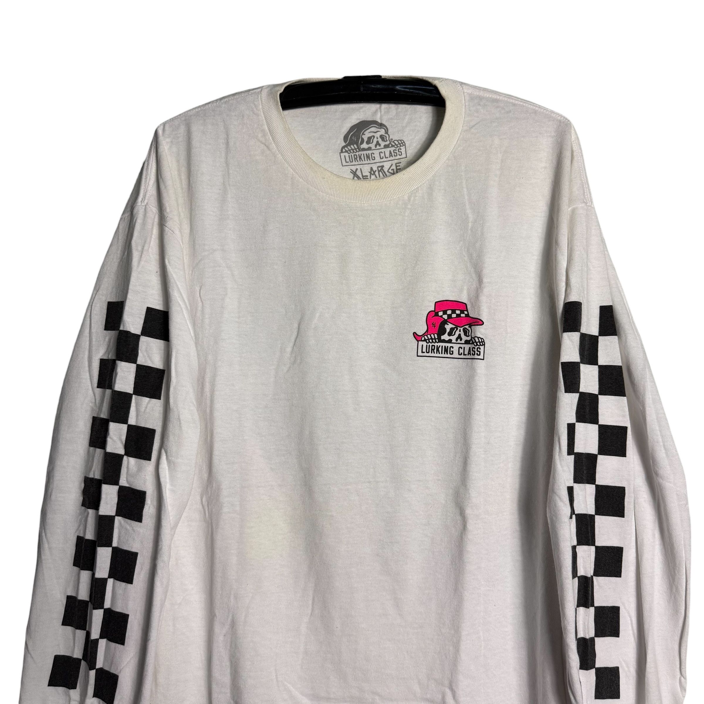 Lurking Class 🔥RARE🔥Lurking Class Dive Bar Checkerboard Sleeve T-shirt Size US XL / EU 56 / 4 - 5 Thumbnail