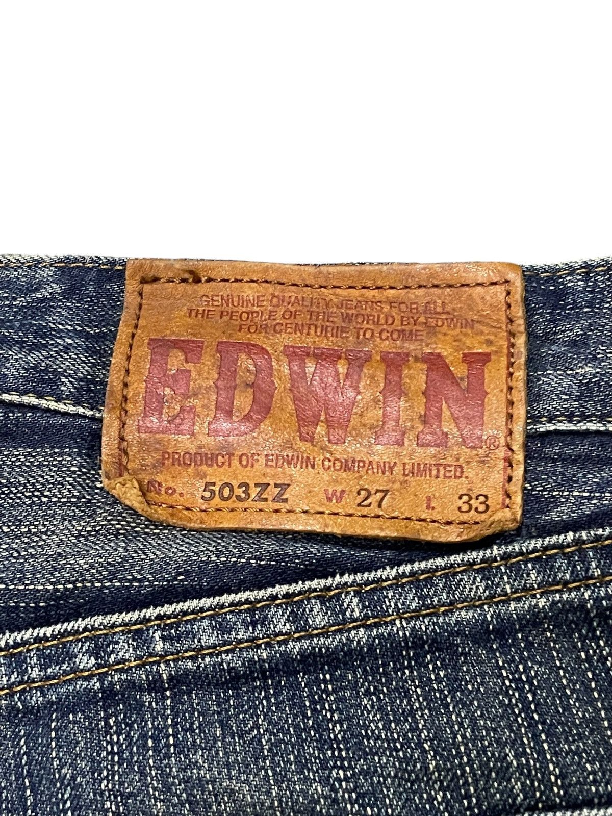 Edwin × Hysteric Glamour Edwin 503z Mud Wash Distressed Jeans Size US 27 - 17 Thumbnail