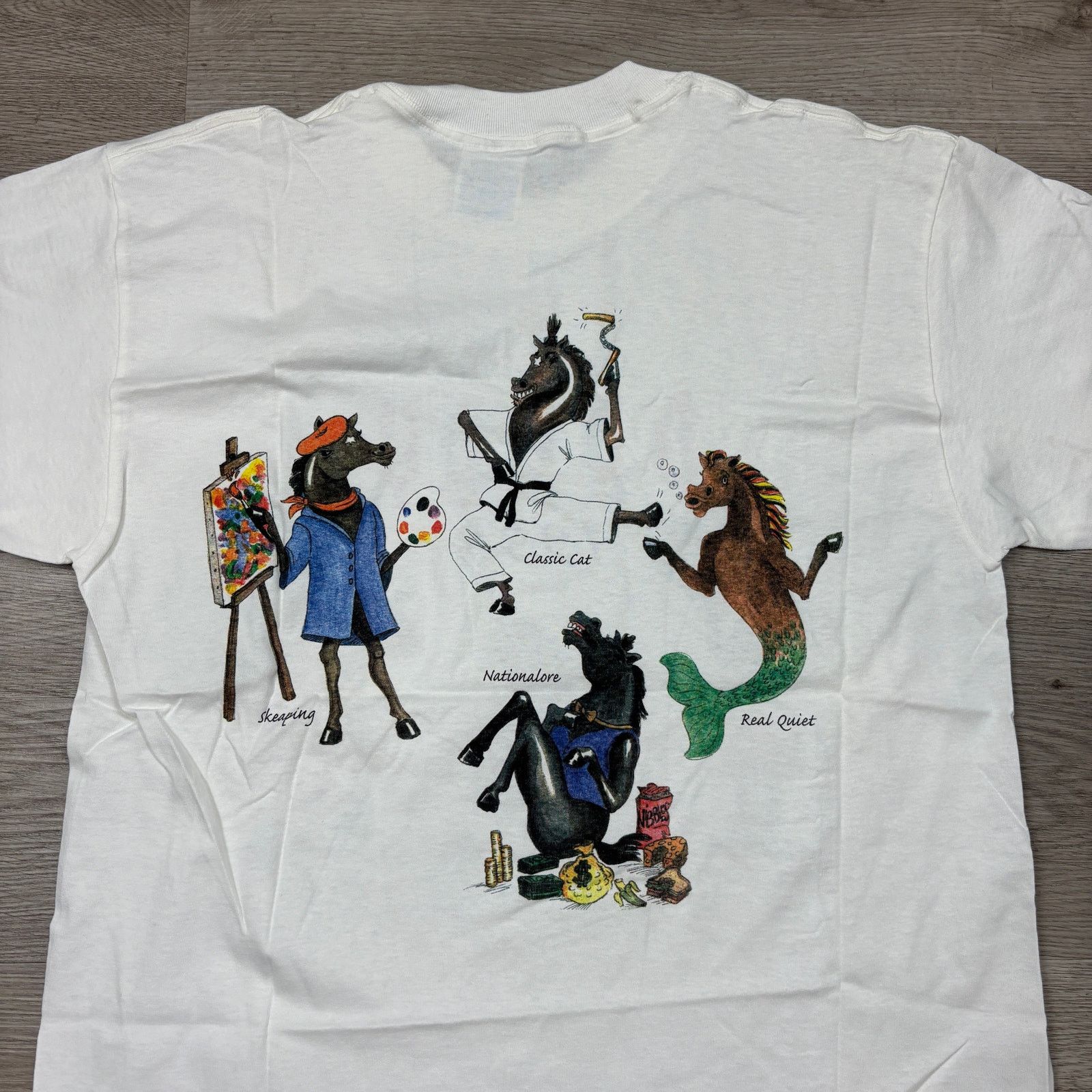 Gildan × Vintage VTG 1998 Santa Anita Derby Horse Racing T Shirt Men's Large Size US L / EU 52-54 / 3 - 4 Thumbnail