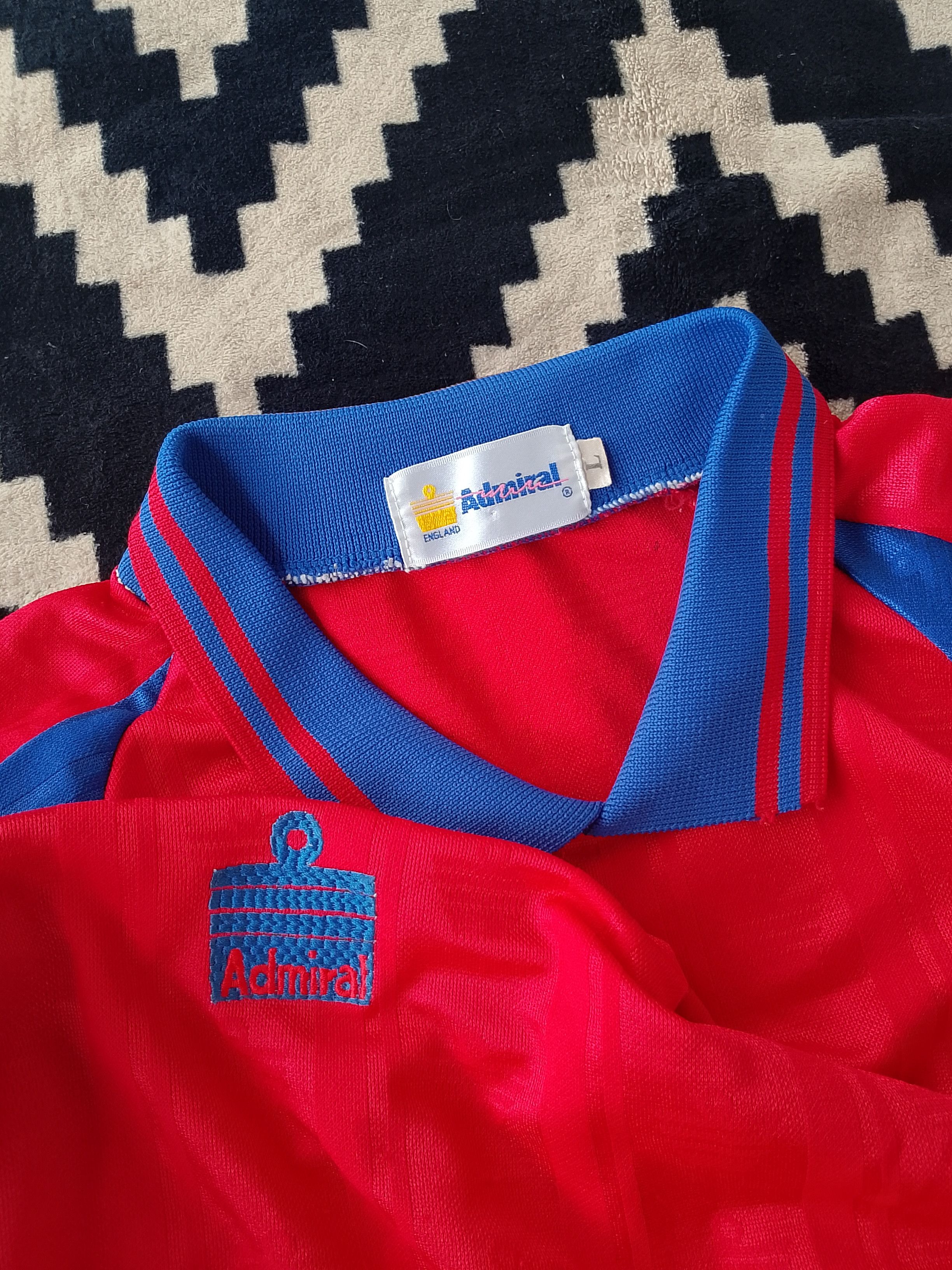 Other Retro Archive Admiral Sportswear L/S Soccer Jersey 1980s Size US L / EU 52-54 / 3 - 6 Thumbnail